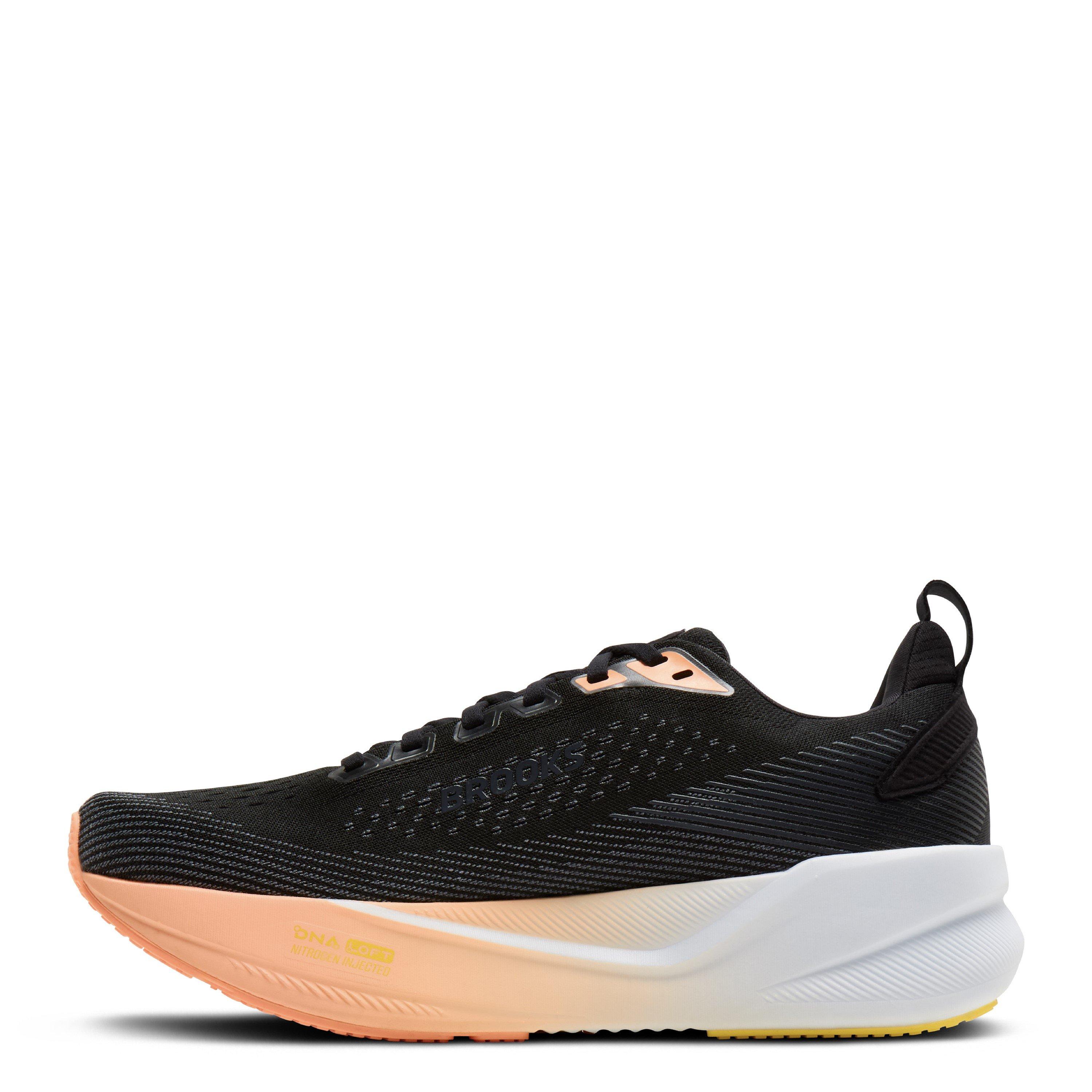 Black/Peach - Brooks - Womens Ghost Max 4 Road Running Shoes - 4