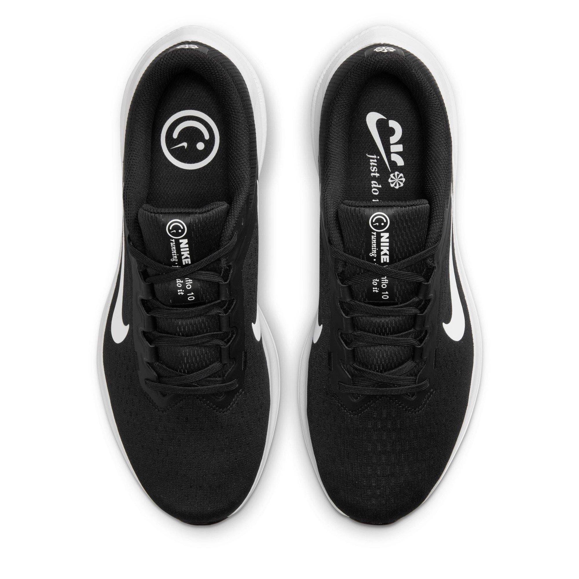 Black/White - Nike - Air Winflo 10 Men's Road Running Shoes - 6