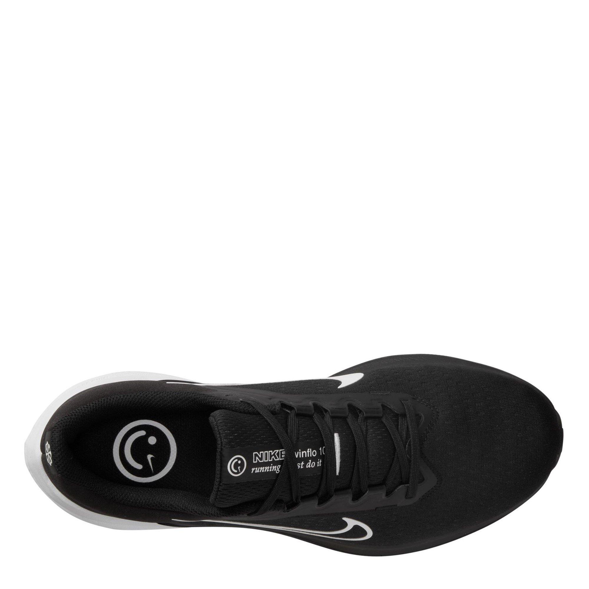 Black/White - Nike - Air Winflo 10 Men's Road Running Shoes - 9