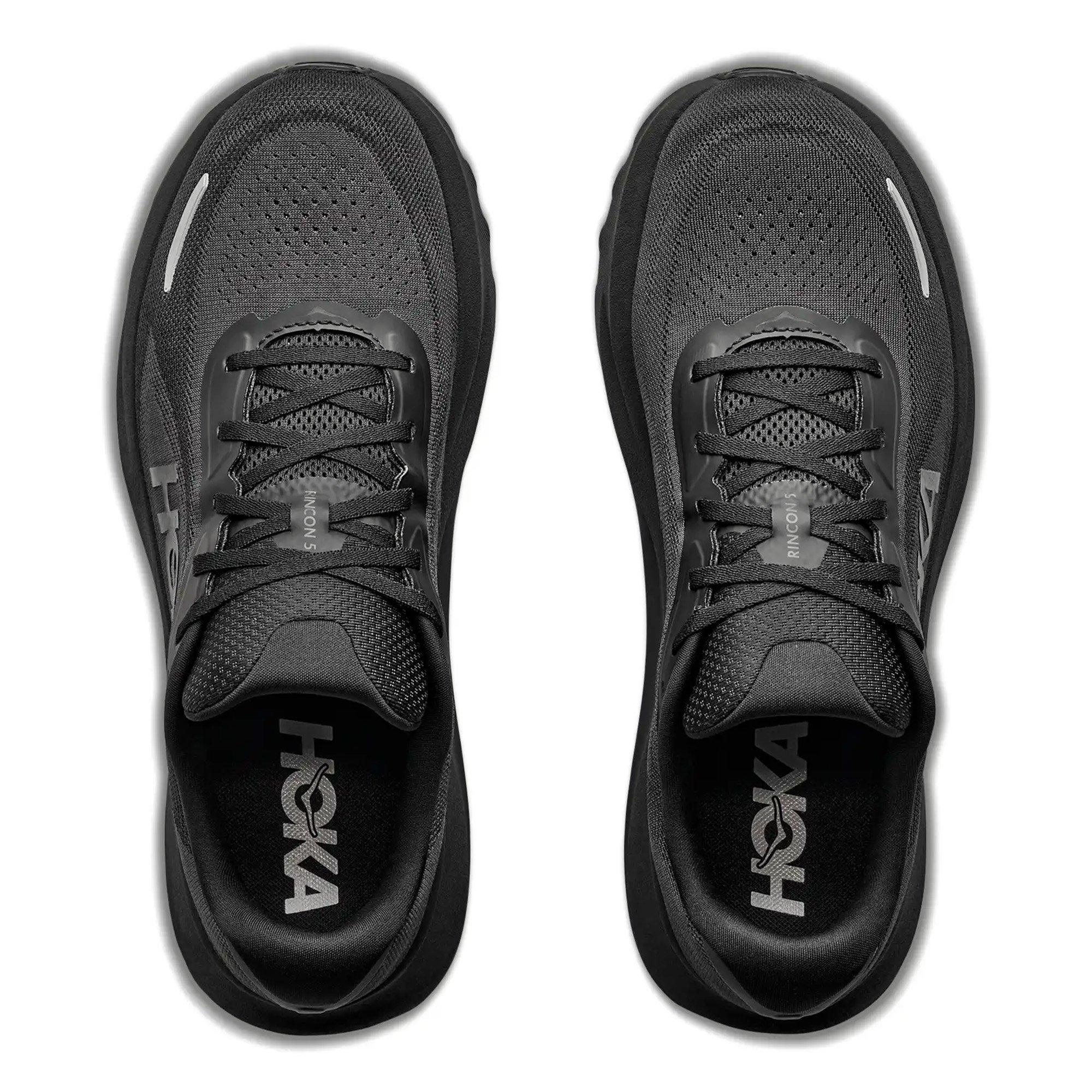 Black / Black - Hoka - Hoka Rincon 5 Womens Running Shoes - 7