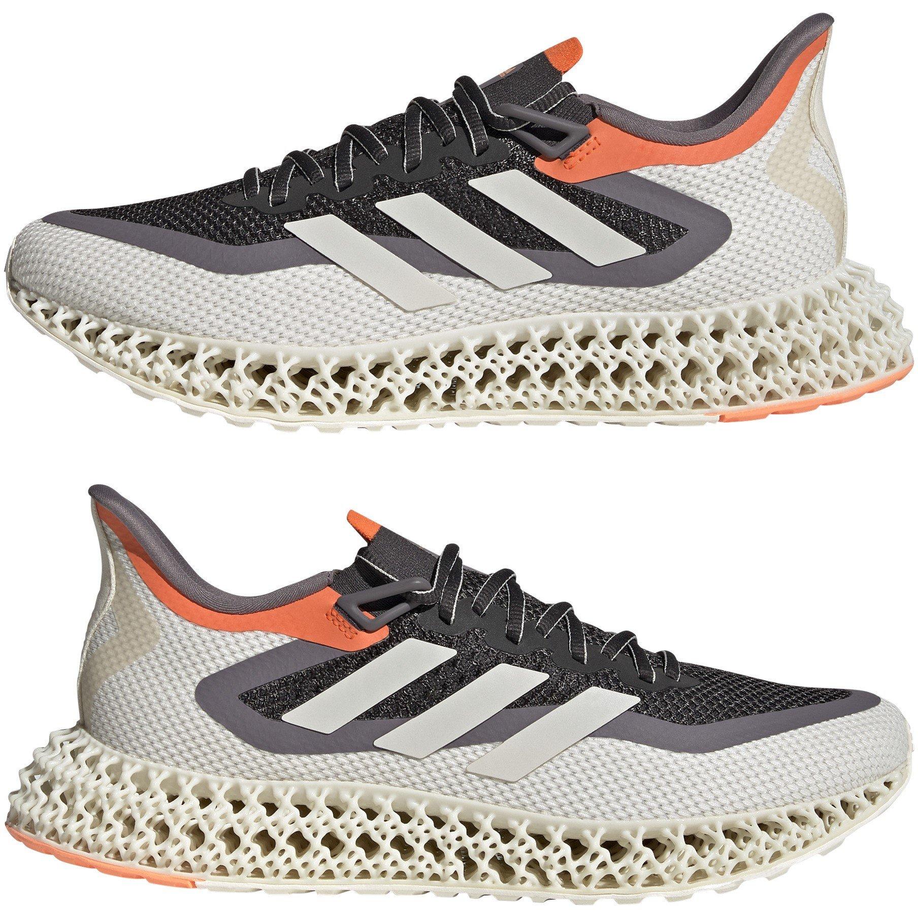 Grijs/Oranje - adidas - 4DFWD 2 Men's Running Shoes - 9