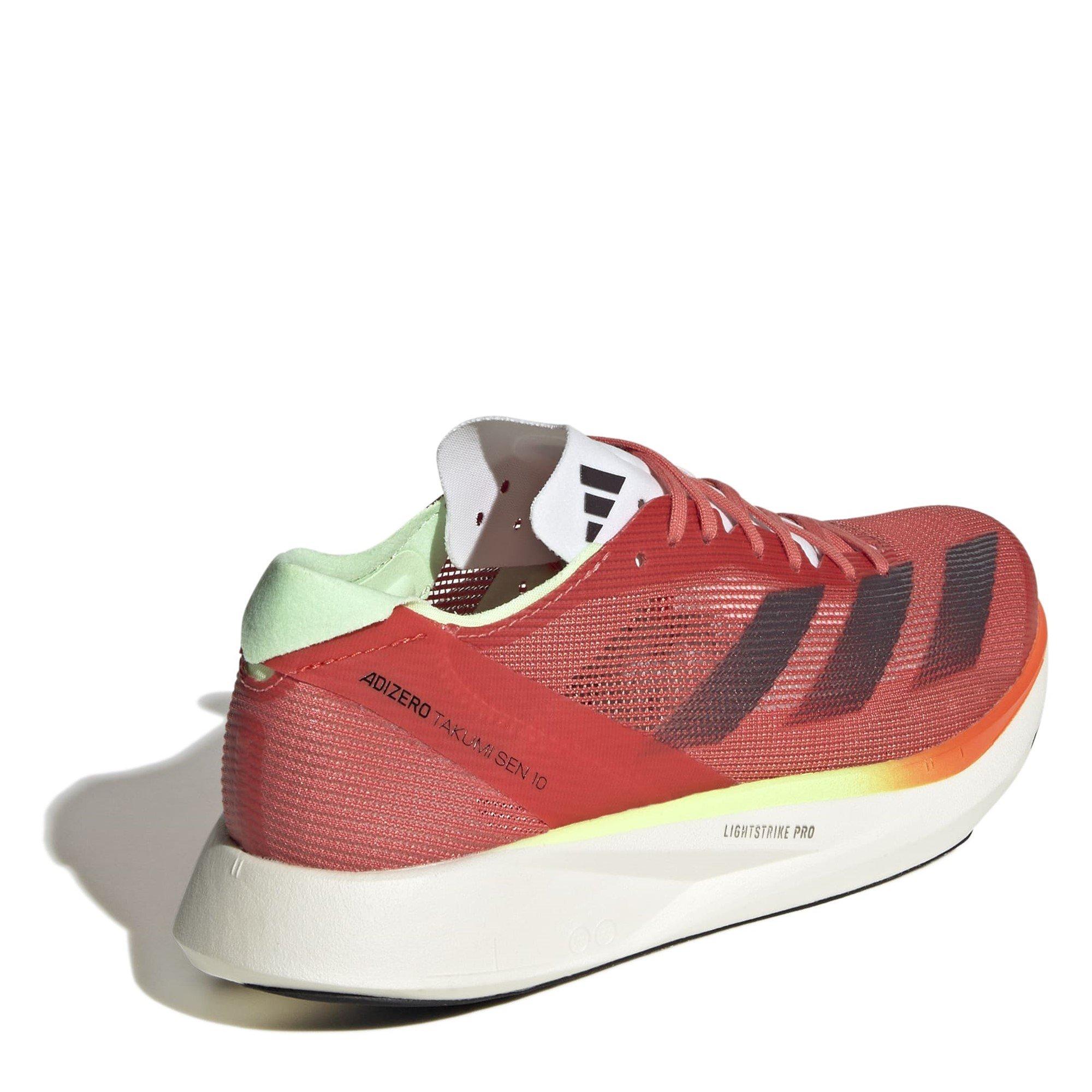 Pre Scarlet - adidas - Women's Adizero Takumi Sen 10 Everyday Neutral Road Running Shoes - 4