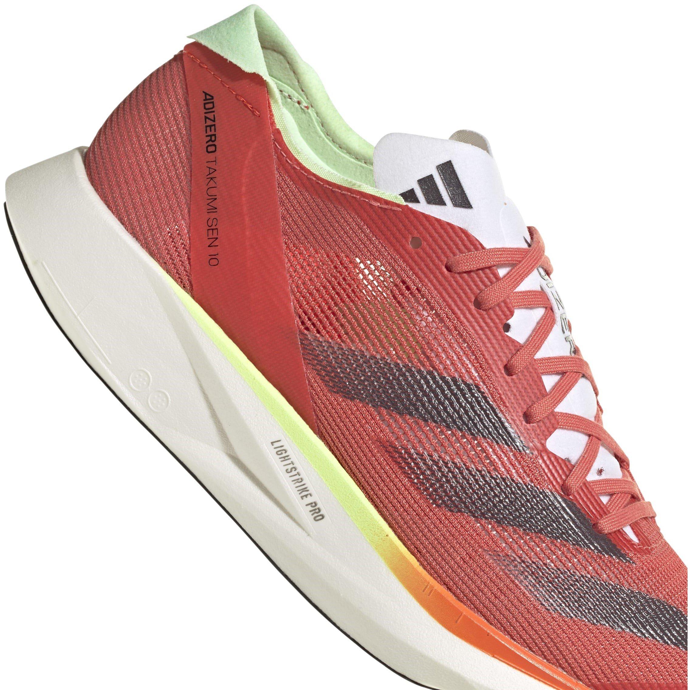 Pre Scarlet - adidas - Women's Adizero Takumi Sen 10 Everyday Neutral Road Running Shoes - 8