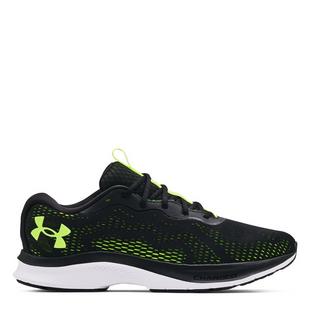 Blk/Wht/Yell - Under Armour - Charged Bandit 7 Mens Running Shoes - 1