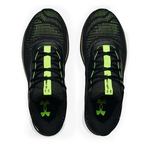 Blk/Wht/Yell - Under Armour - Charged Bandit 7 Mens Running Shoes - 4