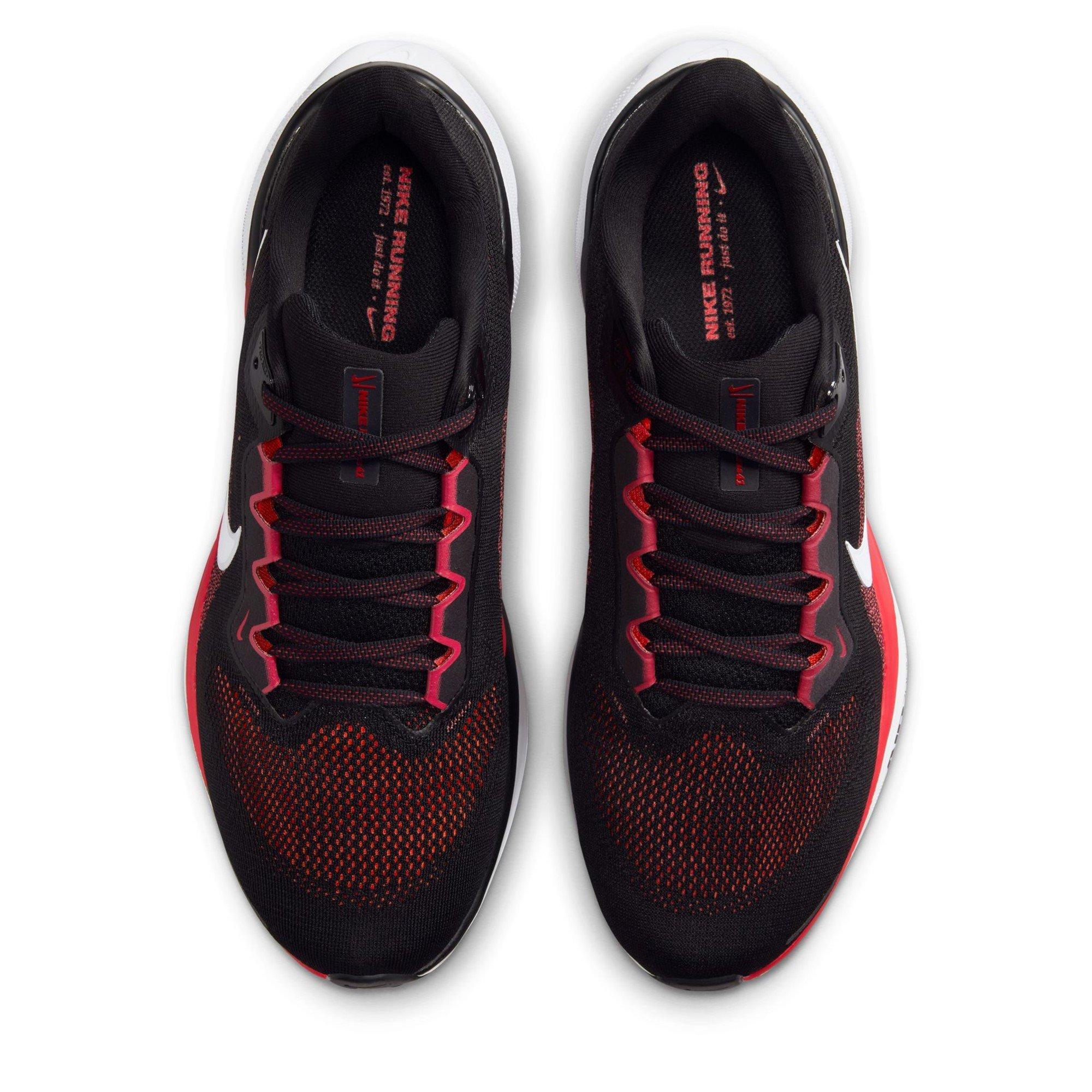 Blk/White-Red - Nike - Pegasus 41 Mens Running Shoes - 6