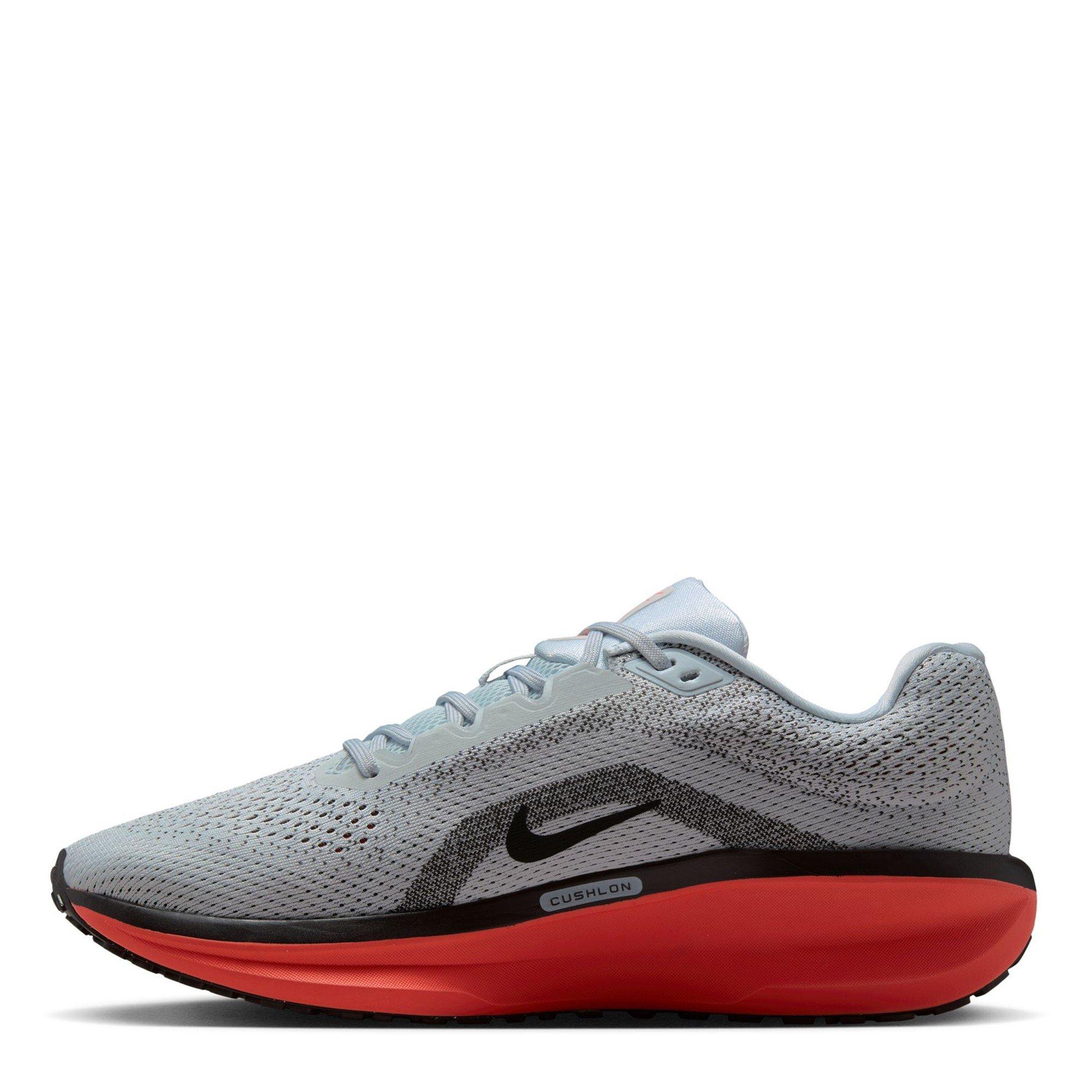 Grey/Red - Nike - Winflo 11 Mens Running Shoes - 2