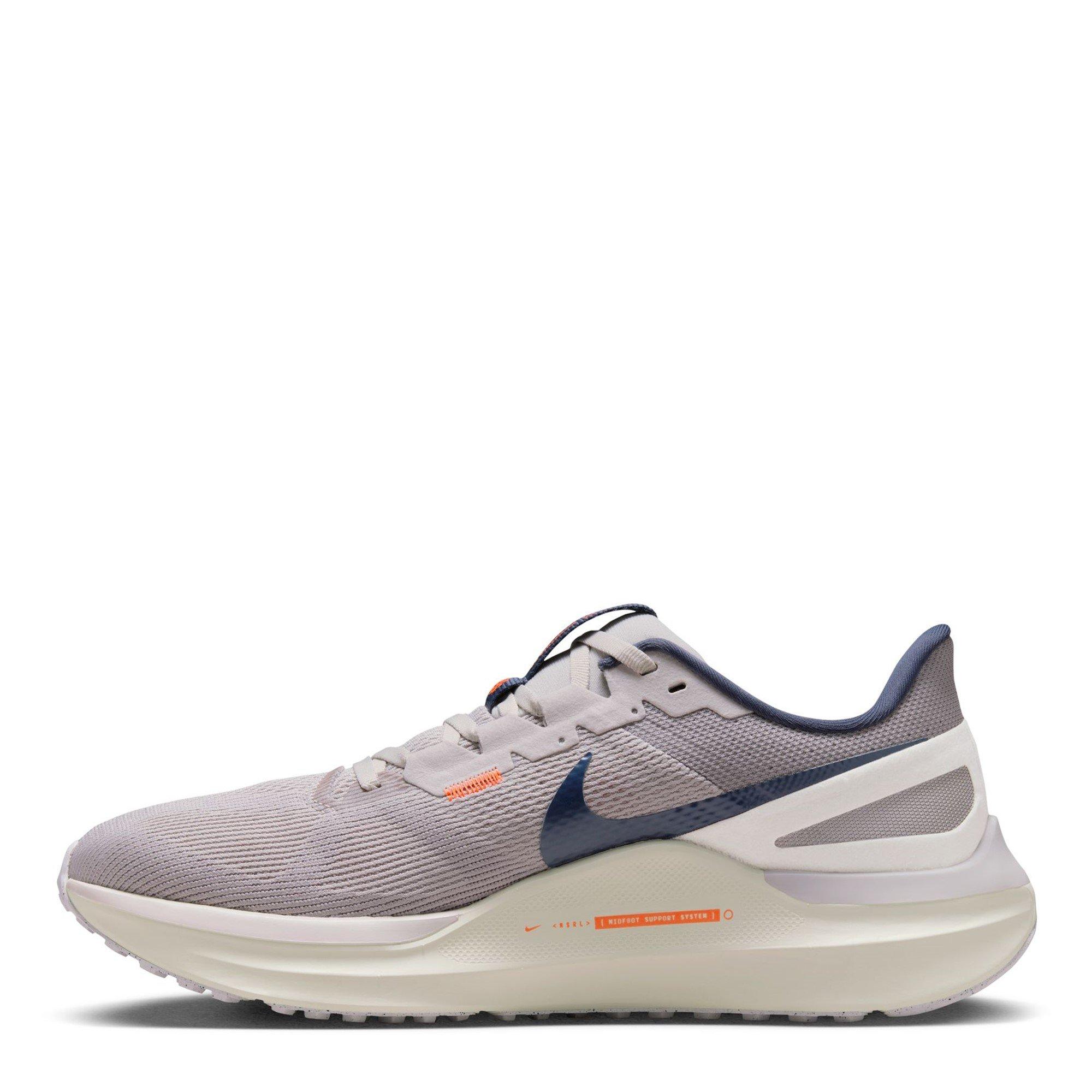 Grey/White - Nike - Structure 25 Mens Running Shoes - 2