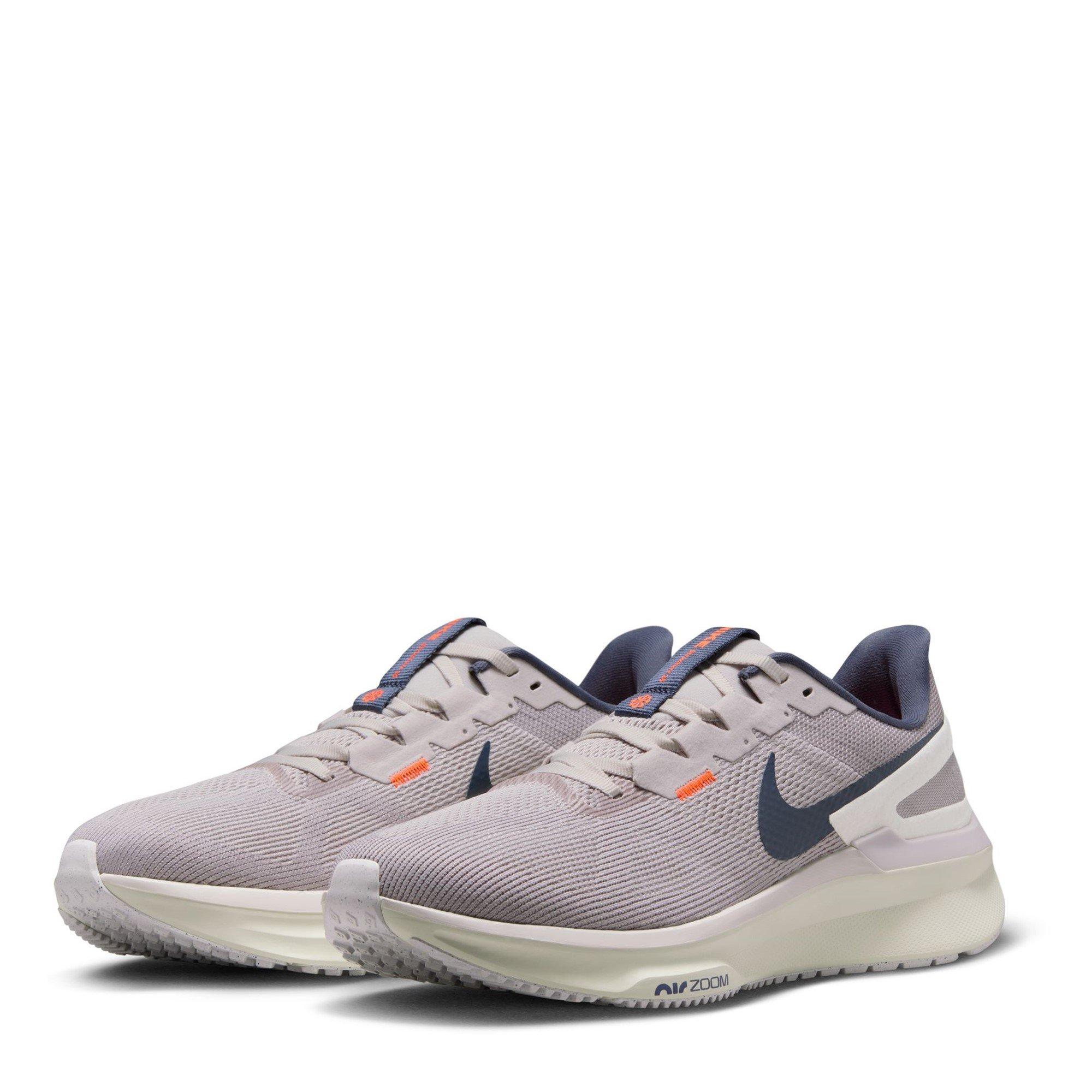 Grey/White - Nike - Structure 25 Mens Running Shoes - 4