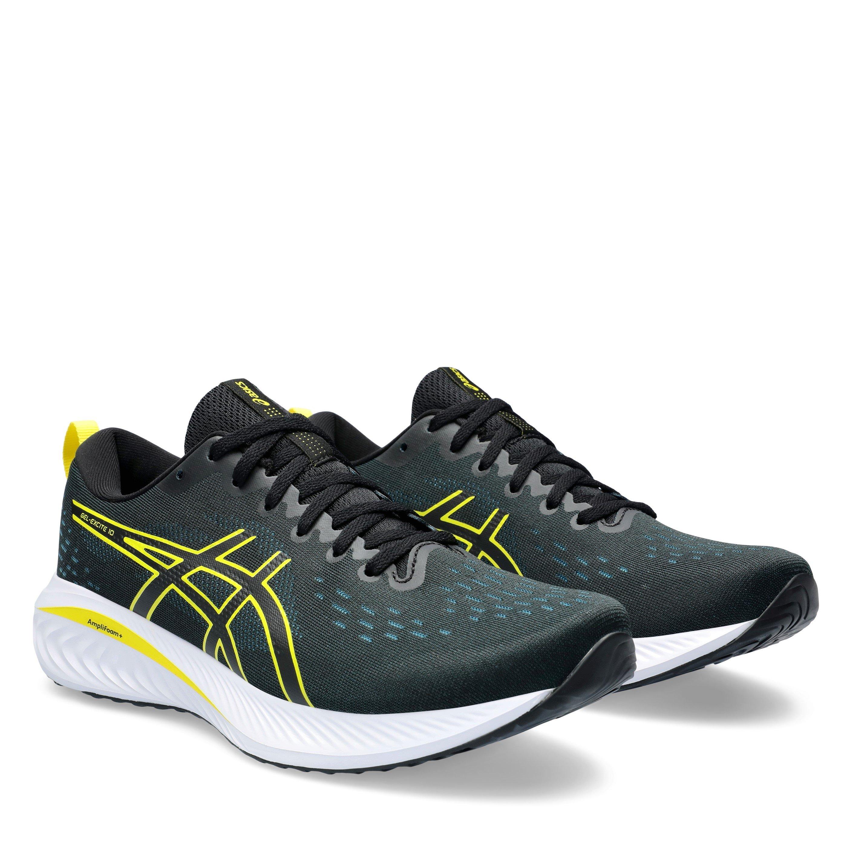 Black/BR Yellow - Asics - GEL Excite 10 Mens Running Shoes - 4