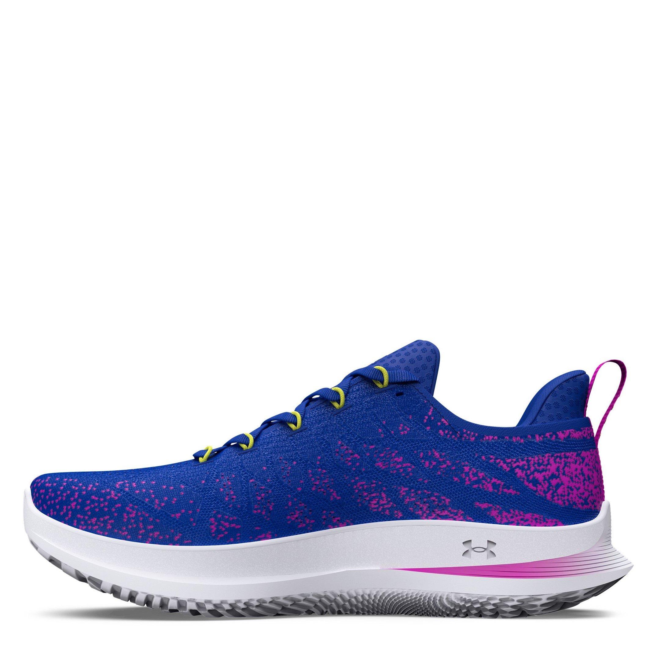 Royal/Magenta - Under Armour - Velociti 3 Mens Running Shoes - 2