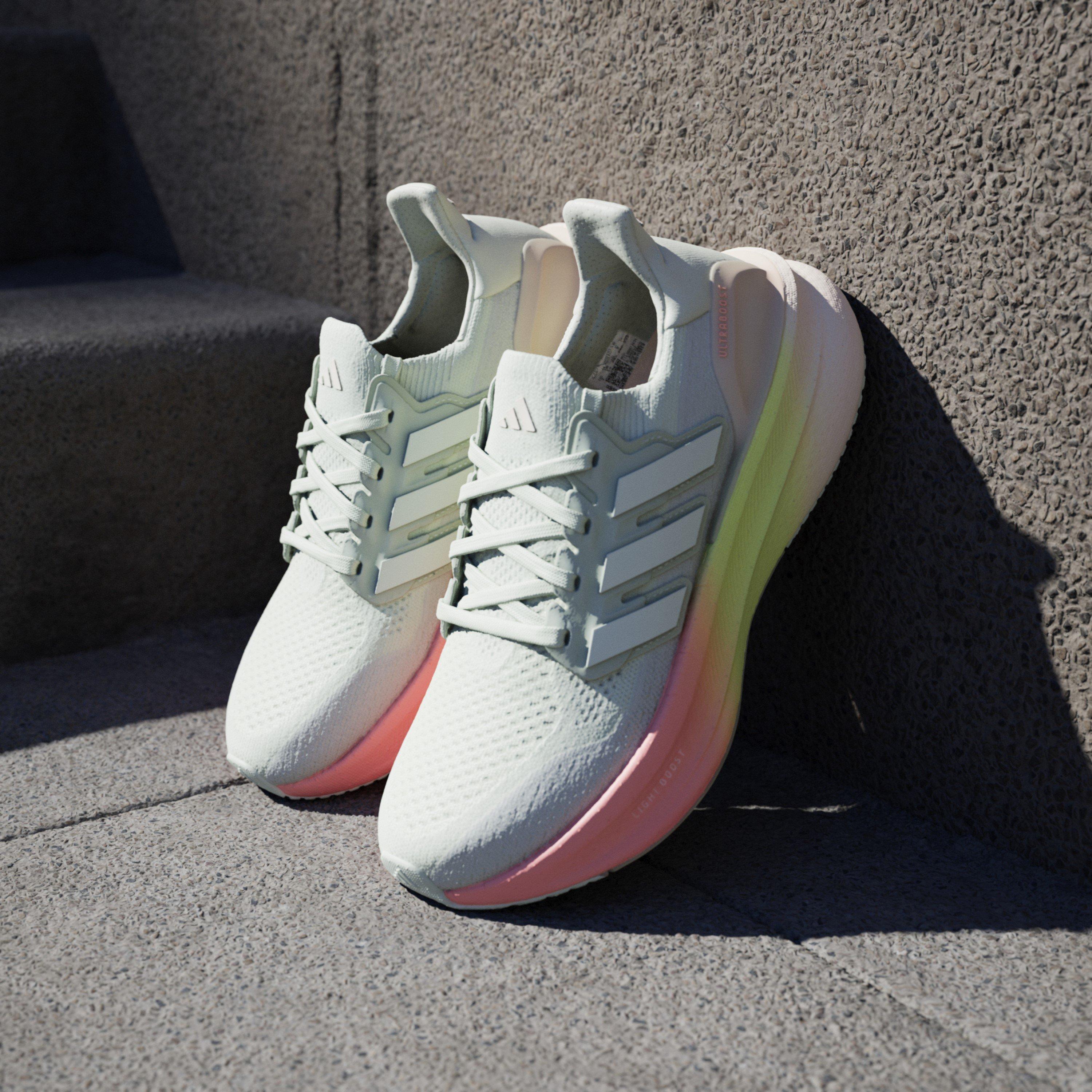 Linen Green/Cry - adidas - Ultraboost 5 Road Running Shoes Womens - 12