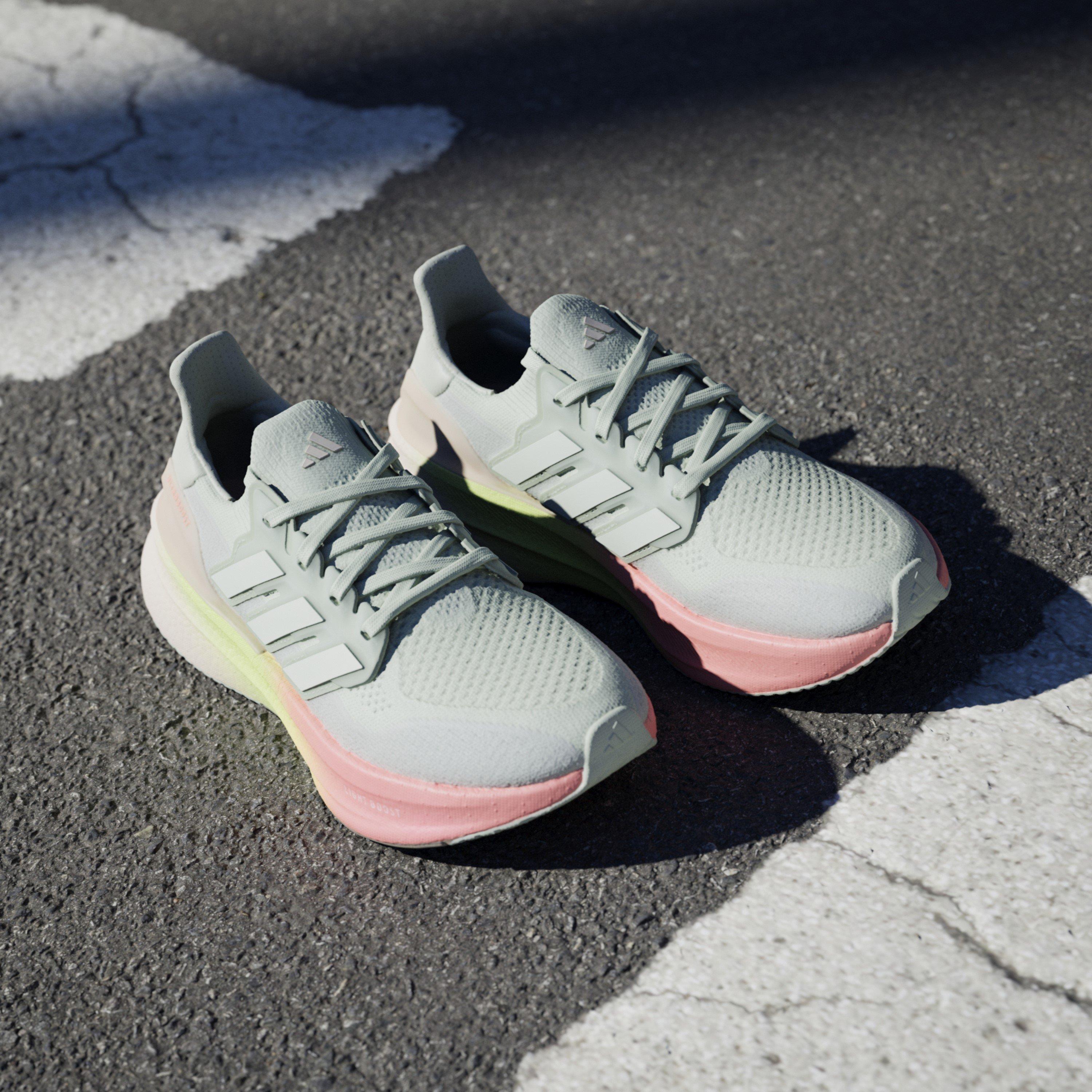 Linen Green/Cry - adidas - Ultraboost 5 Road Running Shoes Womens - 15