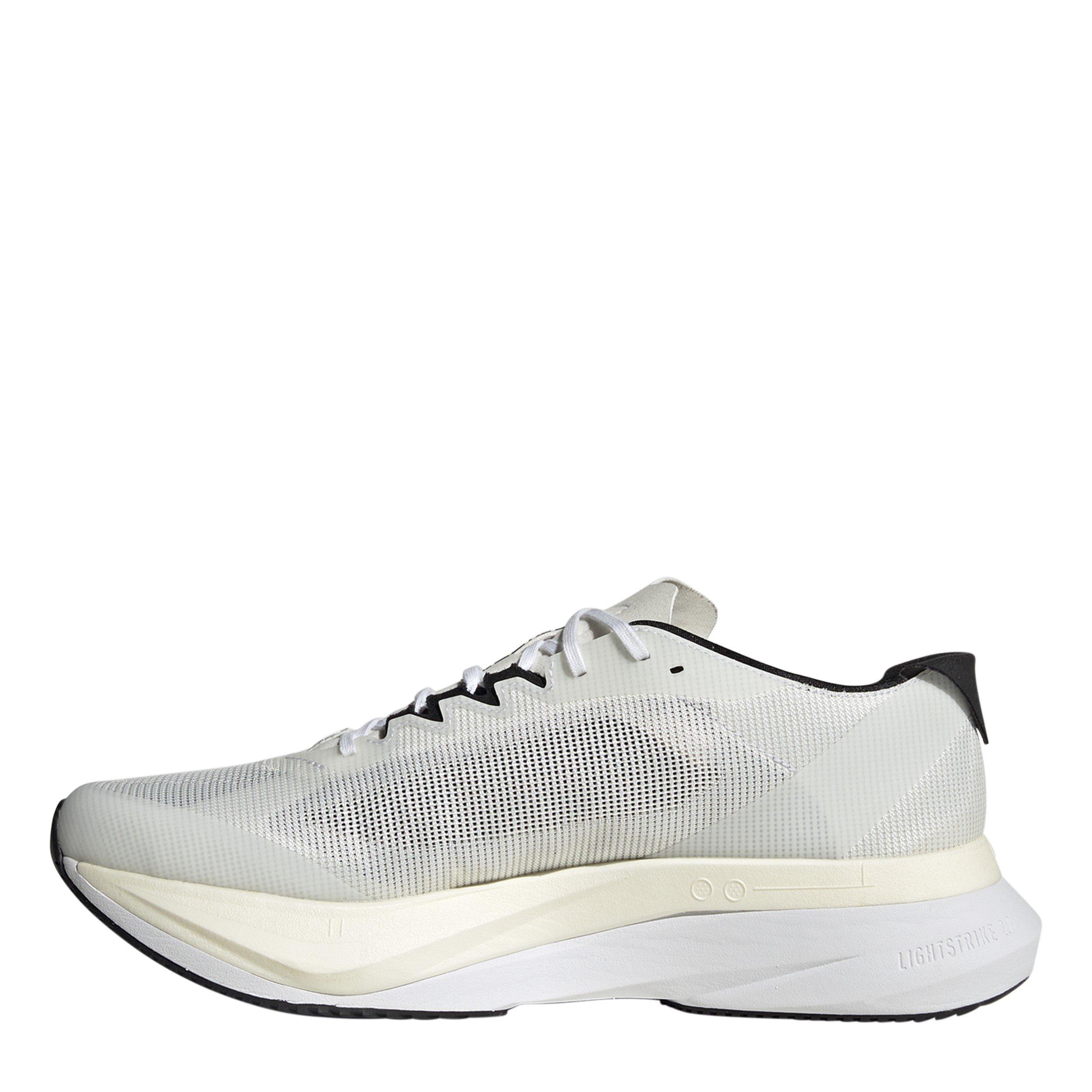 White/ Black - adidas - Adizero Boston 12 Road Running Shoes Mens - 2