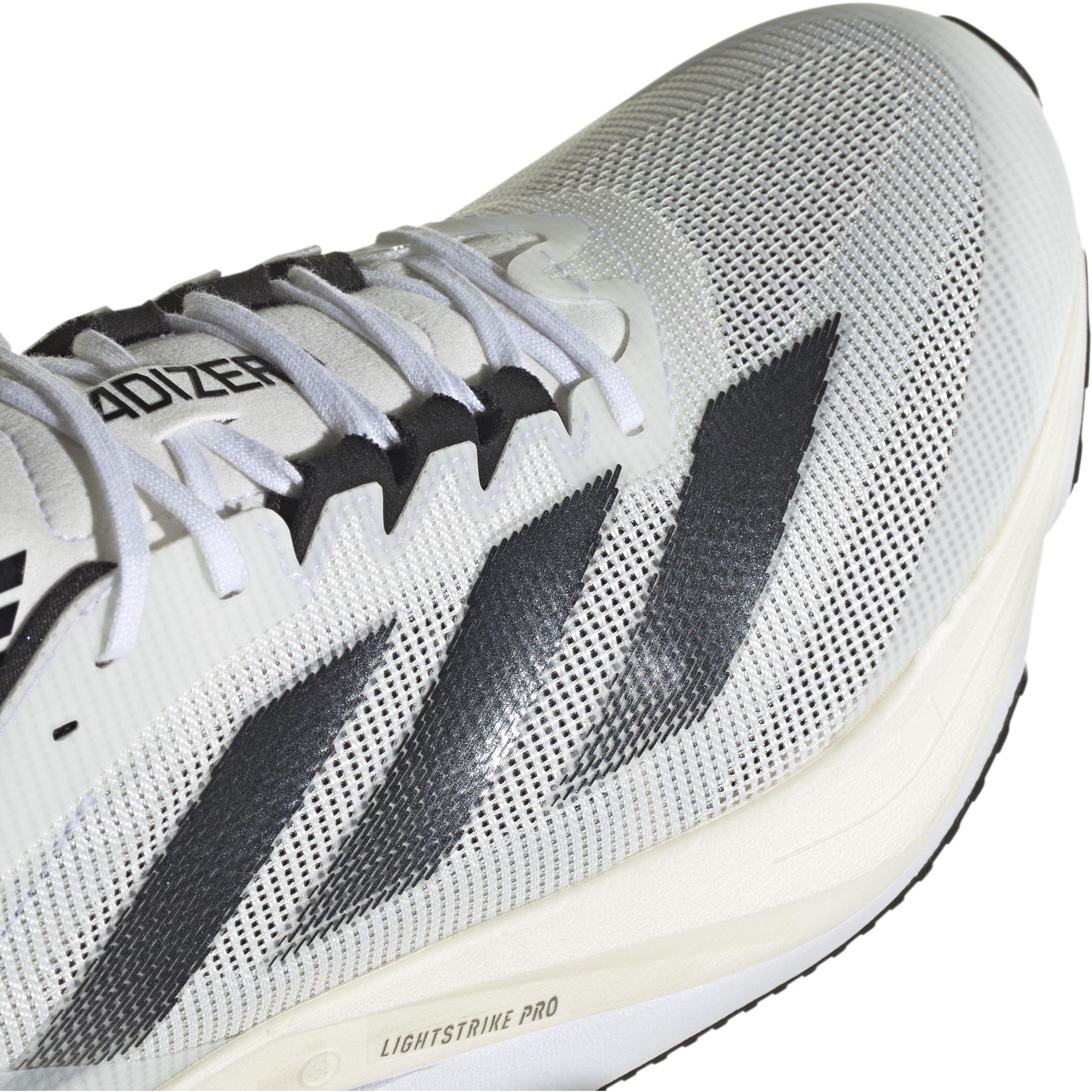 White/ Black - adidas - Adizero Boston 12 Road Running Shoes Mens - 7