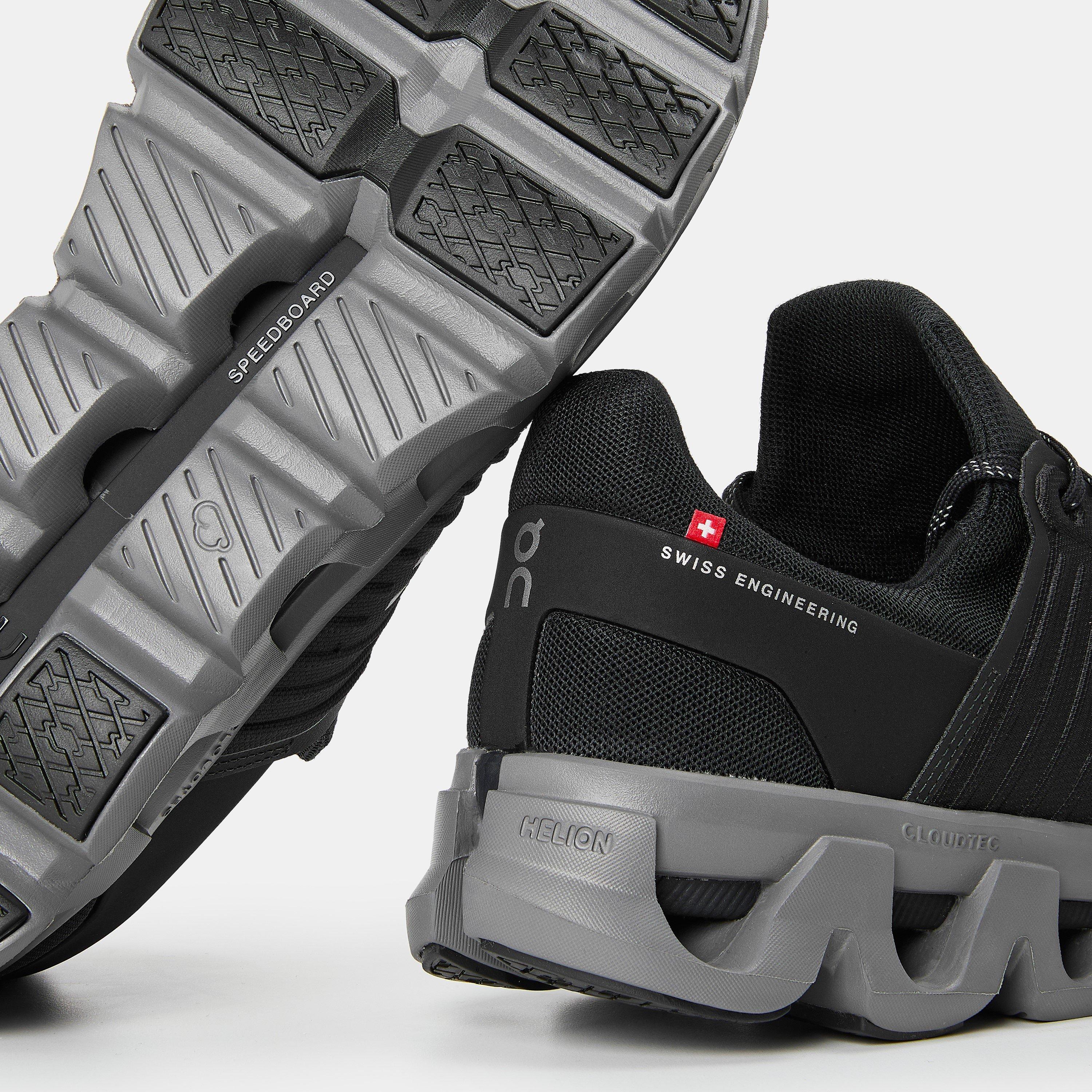 Black/Rock - On - Mens Cloudswift 4 Ad Running Shoes - 4