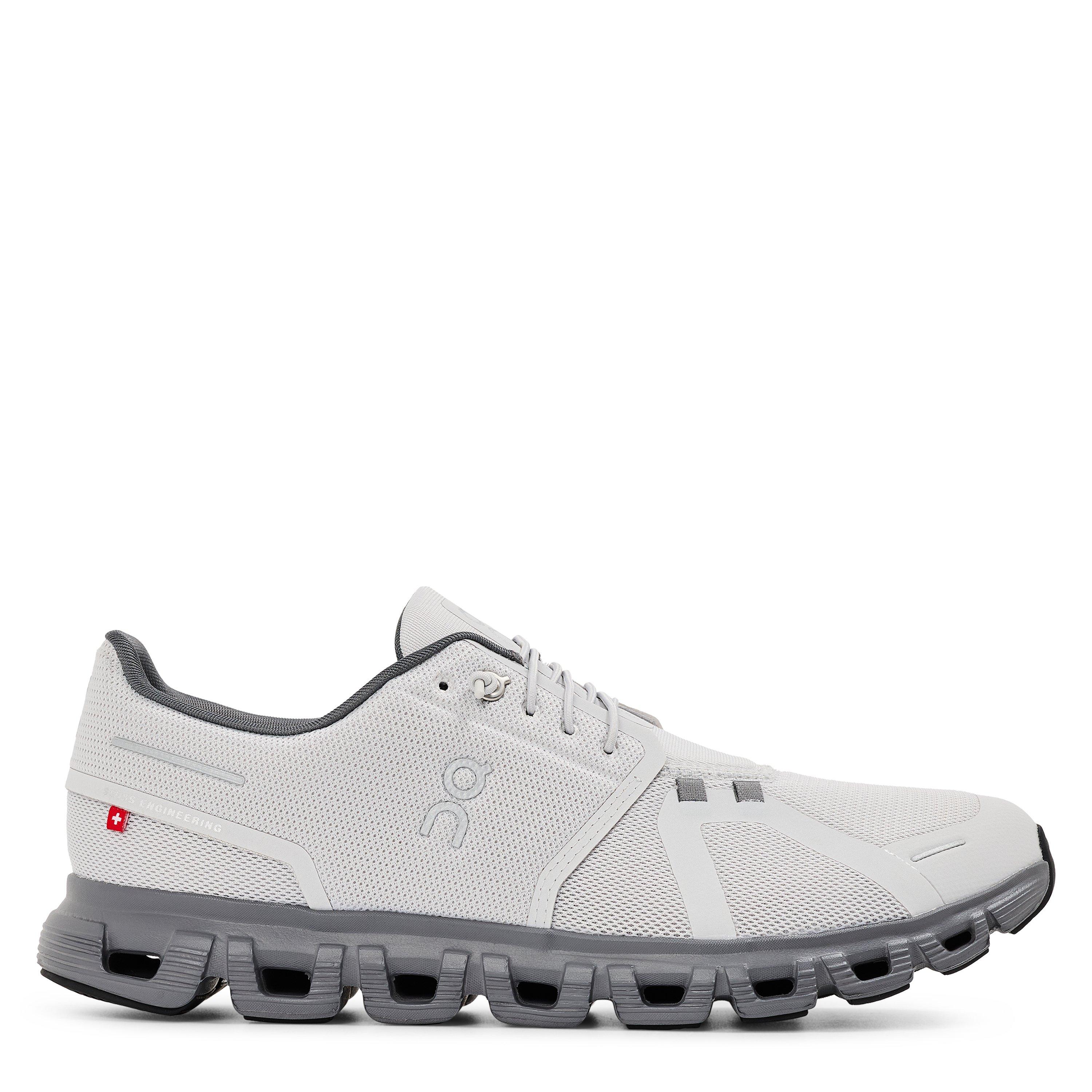 On Mens Cloud 6 Running Shoes - Wolf/Rock - Size 8.5 (42.5)