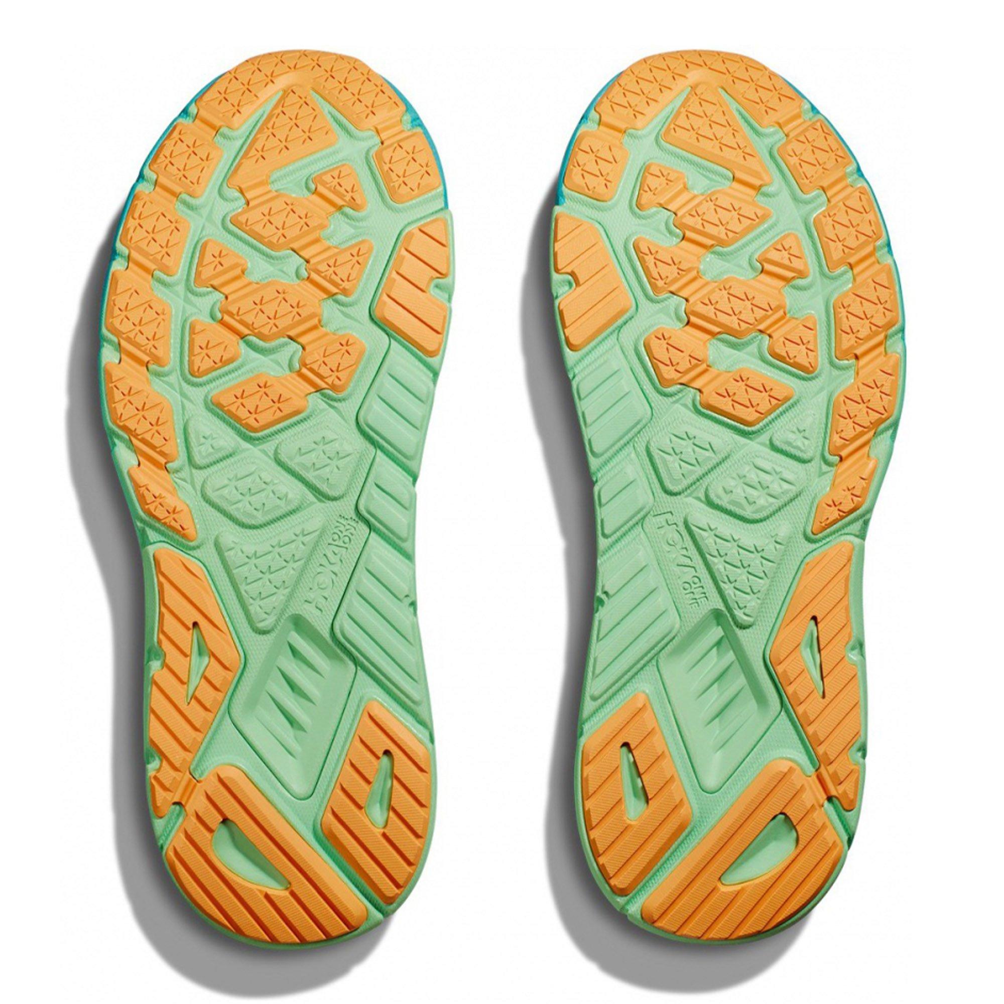 MIST/LIME GLOW - Hoka - Arahi 6 Mens Running Shoes - 3