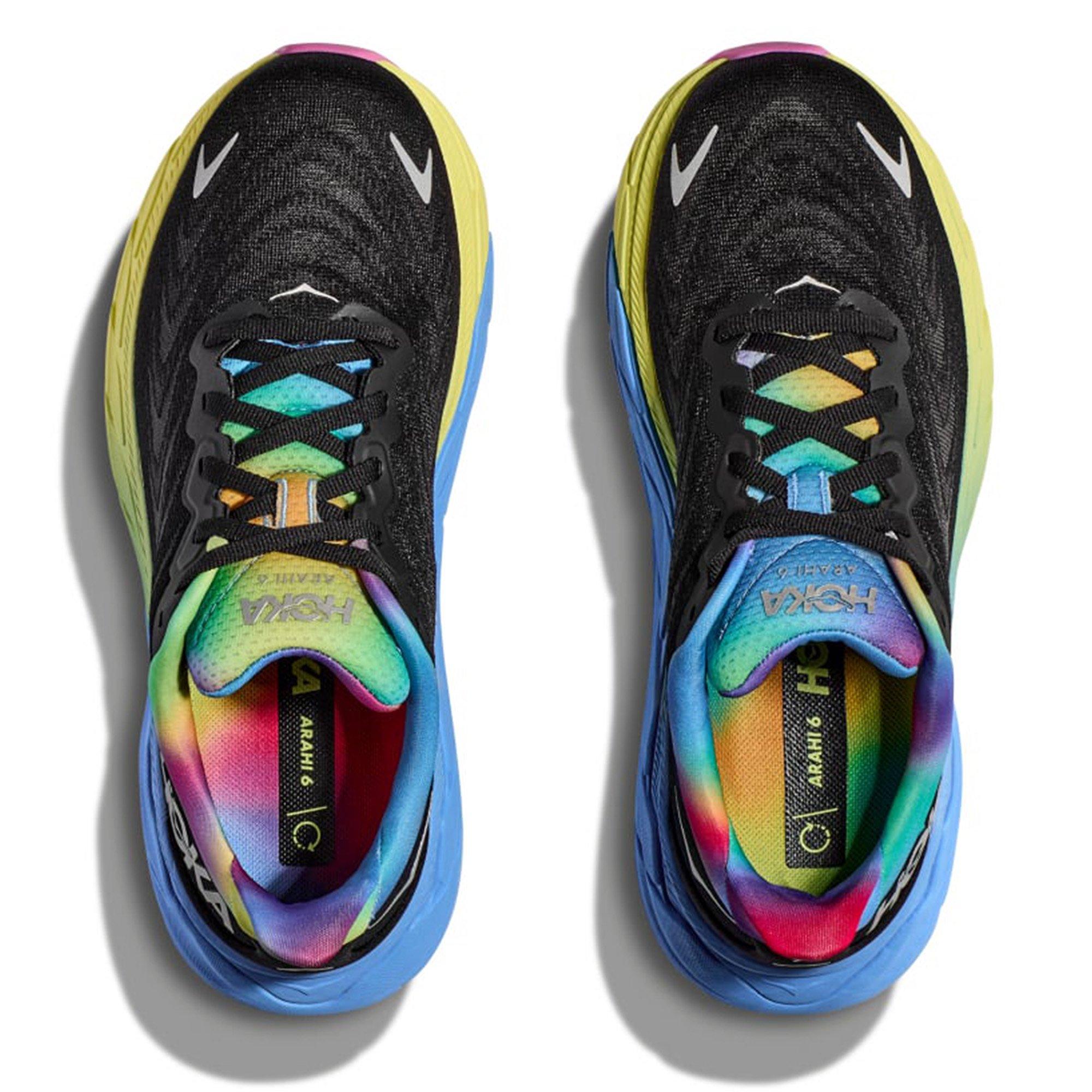 Black/Silver - Hoka - Arahi 6 Mens Running Shoes - 2