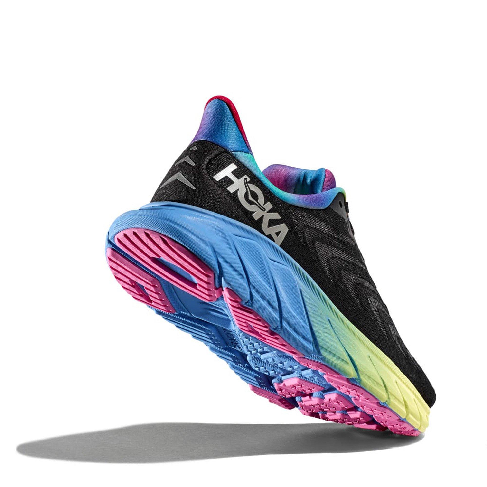 Black/Silver - Hoka - Arahi 6 Mens Running Shoes - 4