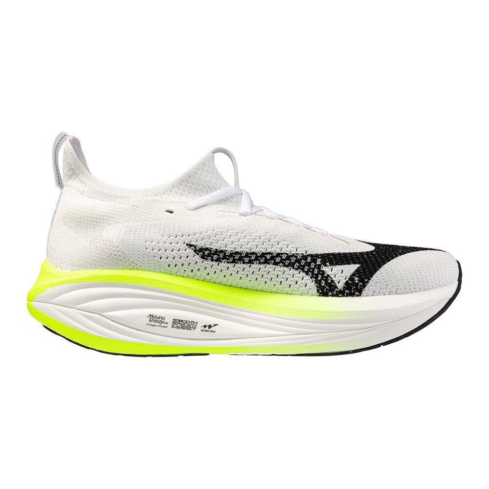 White/Blk/Orng - Mizuno - Mizuno Neo Vista 3 Mens Everyday Running Shoes - 3