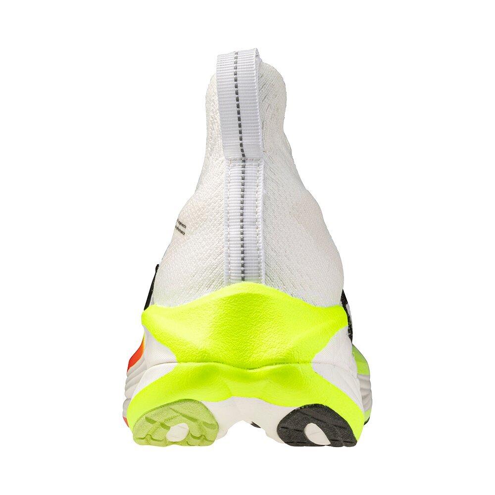 White/Blk/Orng - Mizuno - Mizuno Neo Vista 3 Mens Everyday Running Shoes - 5