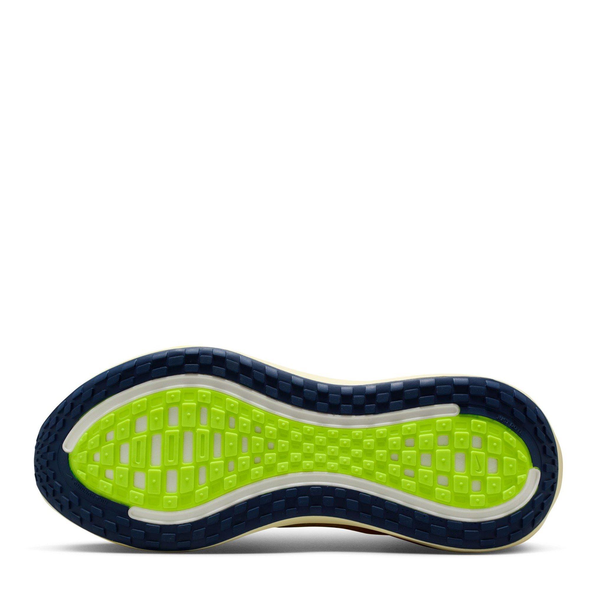 Citron/Blu-Void - Nike - Vomero Plus Mens Running Shoes - 3