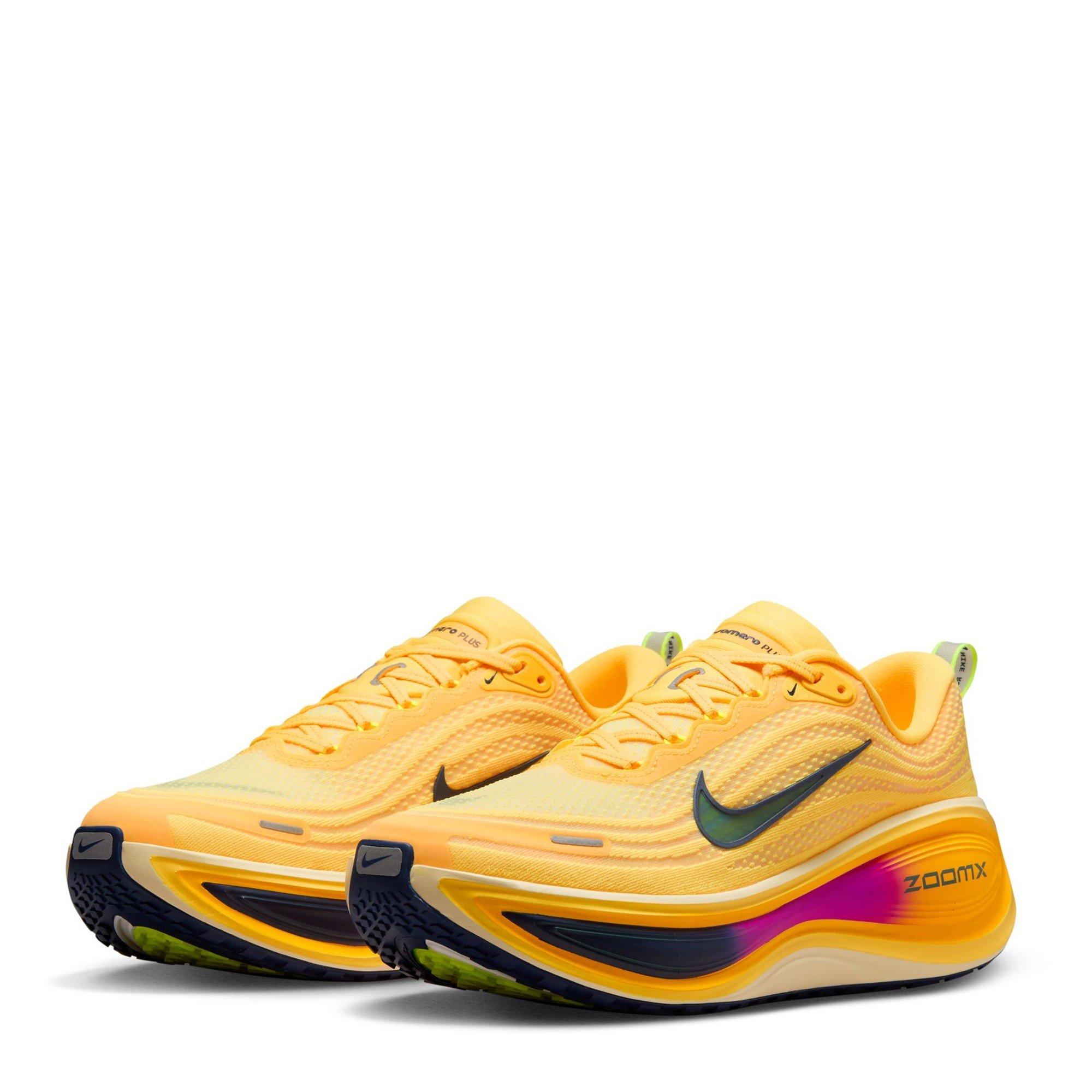 Citron/Blu-Void - Nike - Vomero Plus Mens Running Shoes - 4