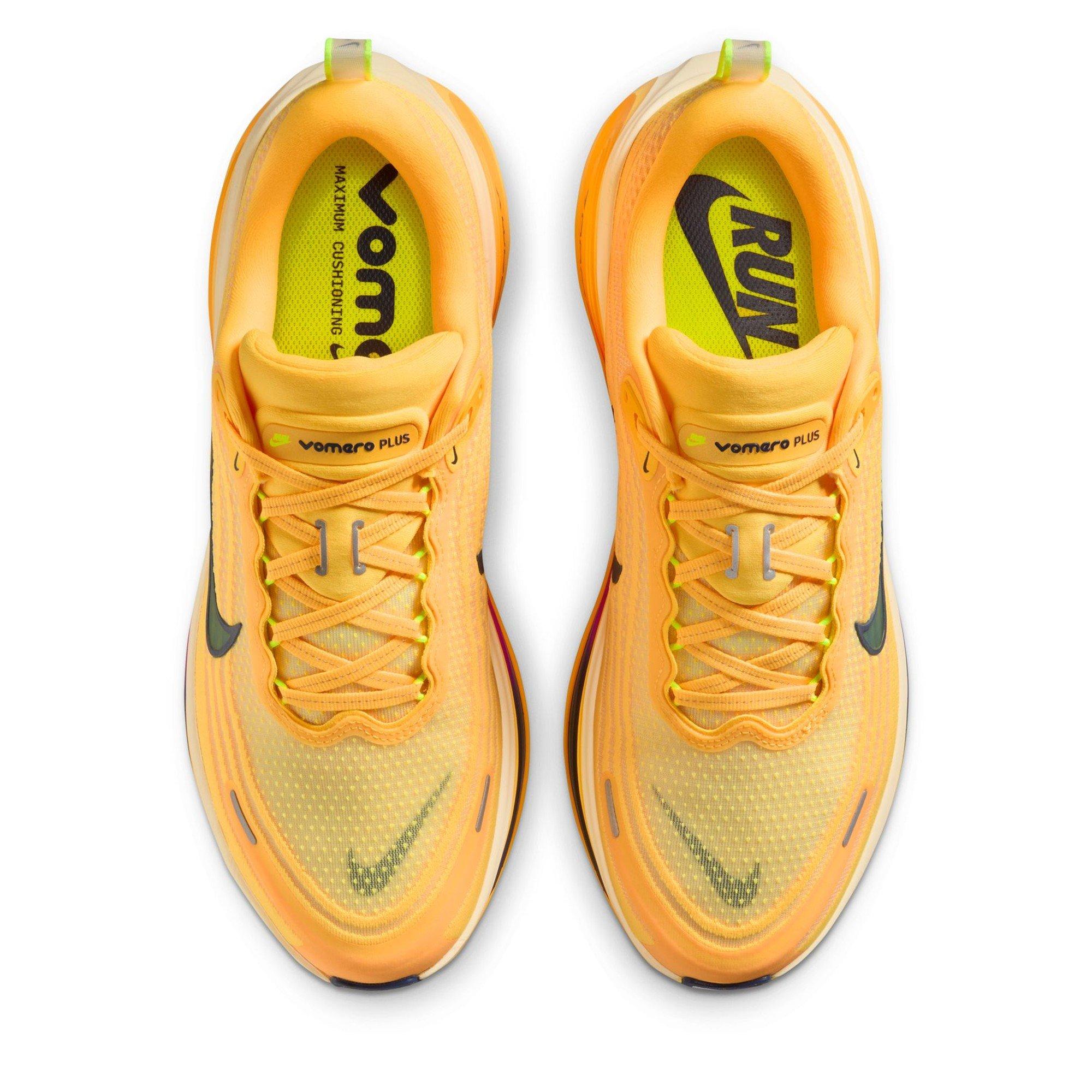 Citron/Blu-Void - Nike - Vomero Plus Mens Running Shoes - 6