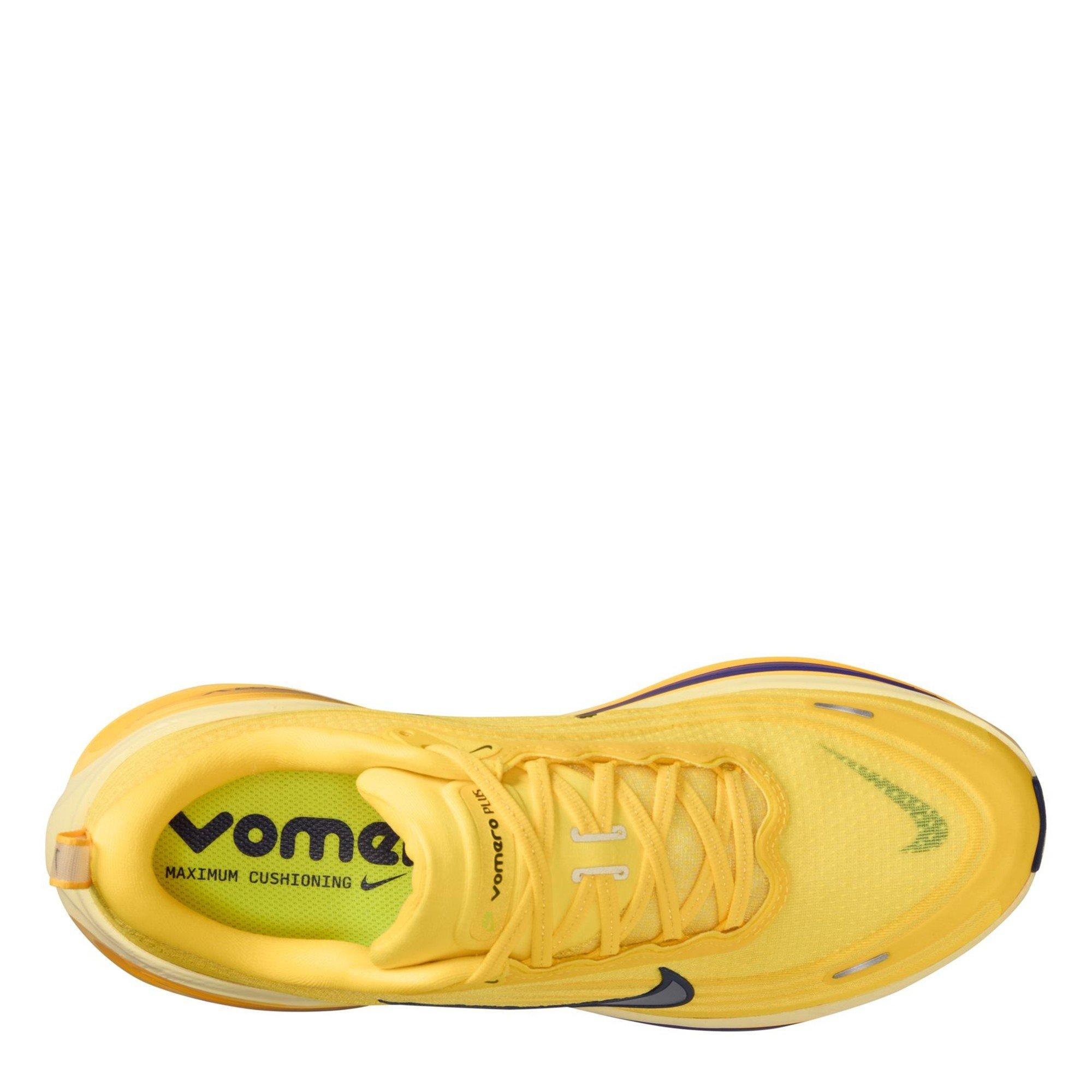 Citron/Blu-Void - Nike - Vomero Plus Mens Running Shoes - 9