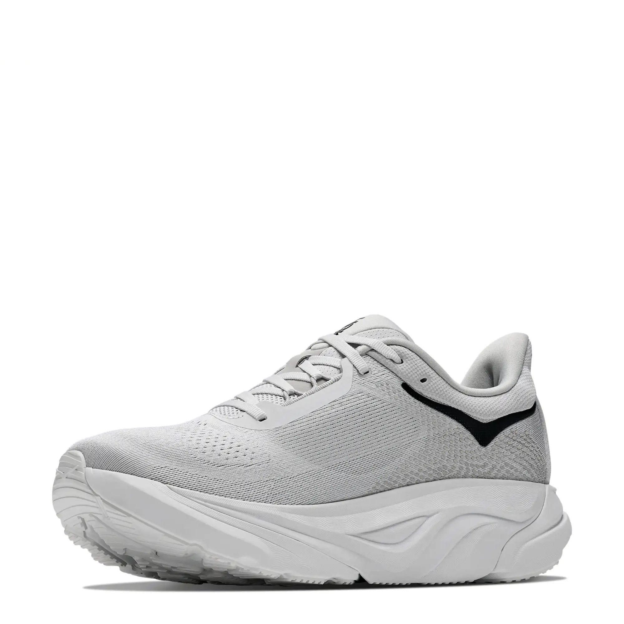 Grey / Stardust - Hoka - Arahi 9 Wide Mens Running Shoes - 4