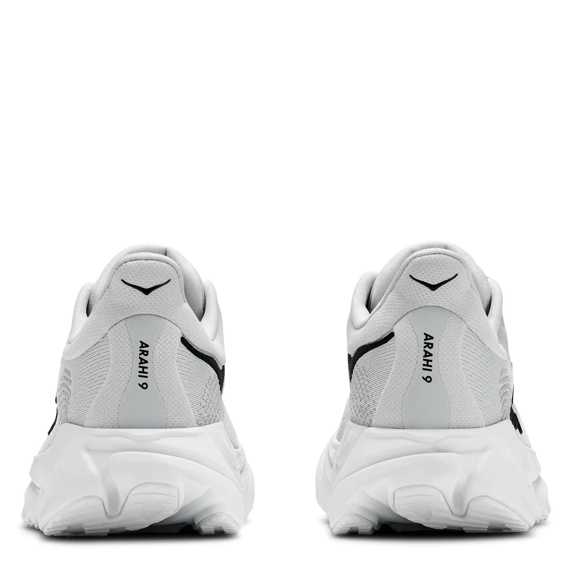 Grey / Stardust - Hoka - Arahi 9 Wide Mens Running Shoes - 6