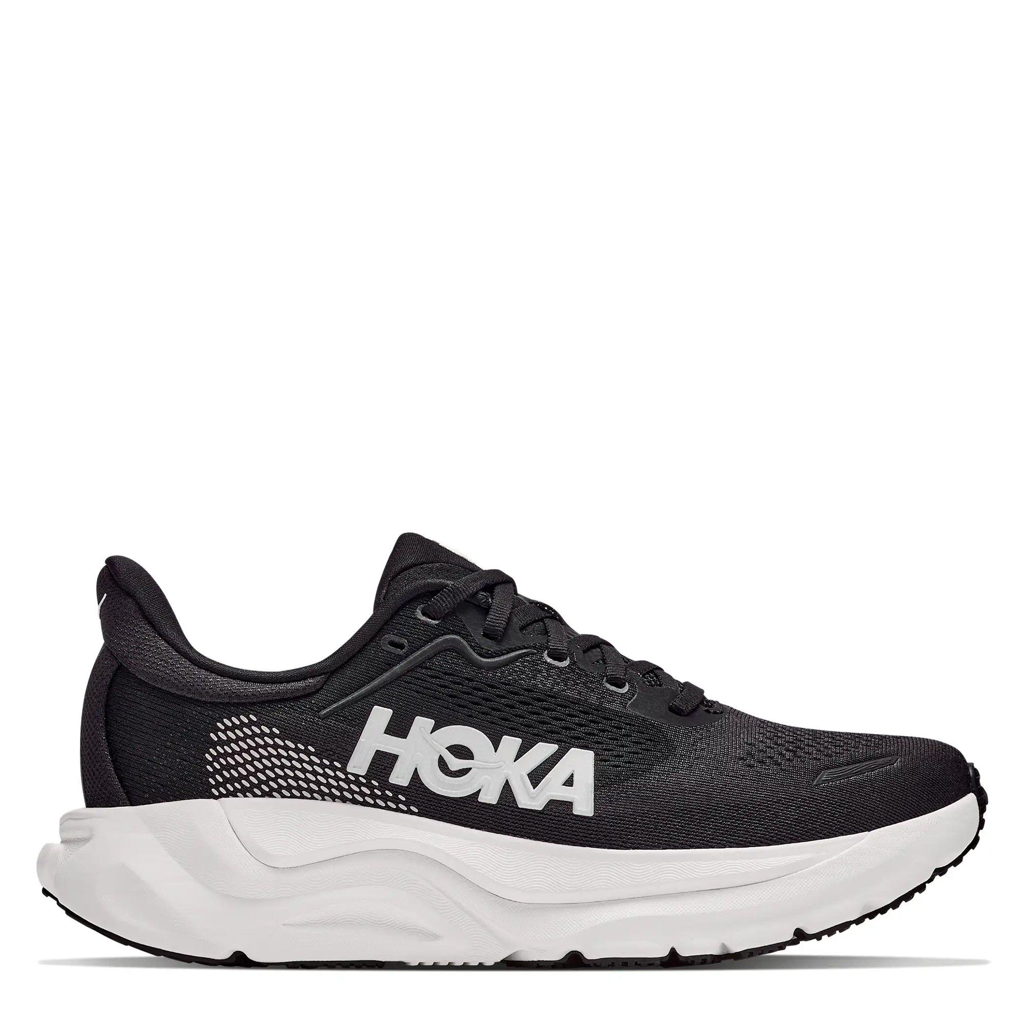 Black / White - Hoka - Arahi 9 Wide Mens Running Shoes - 1