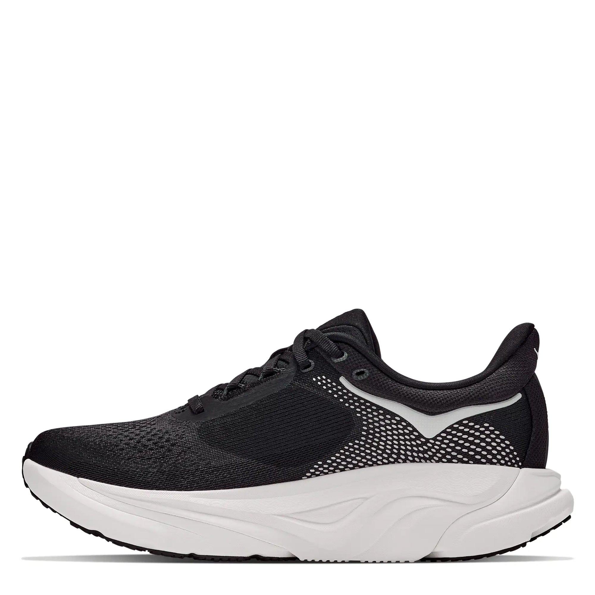 Black / White - Hoka - Arahi 9 Wide Mens Running Shoes - 2
