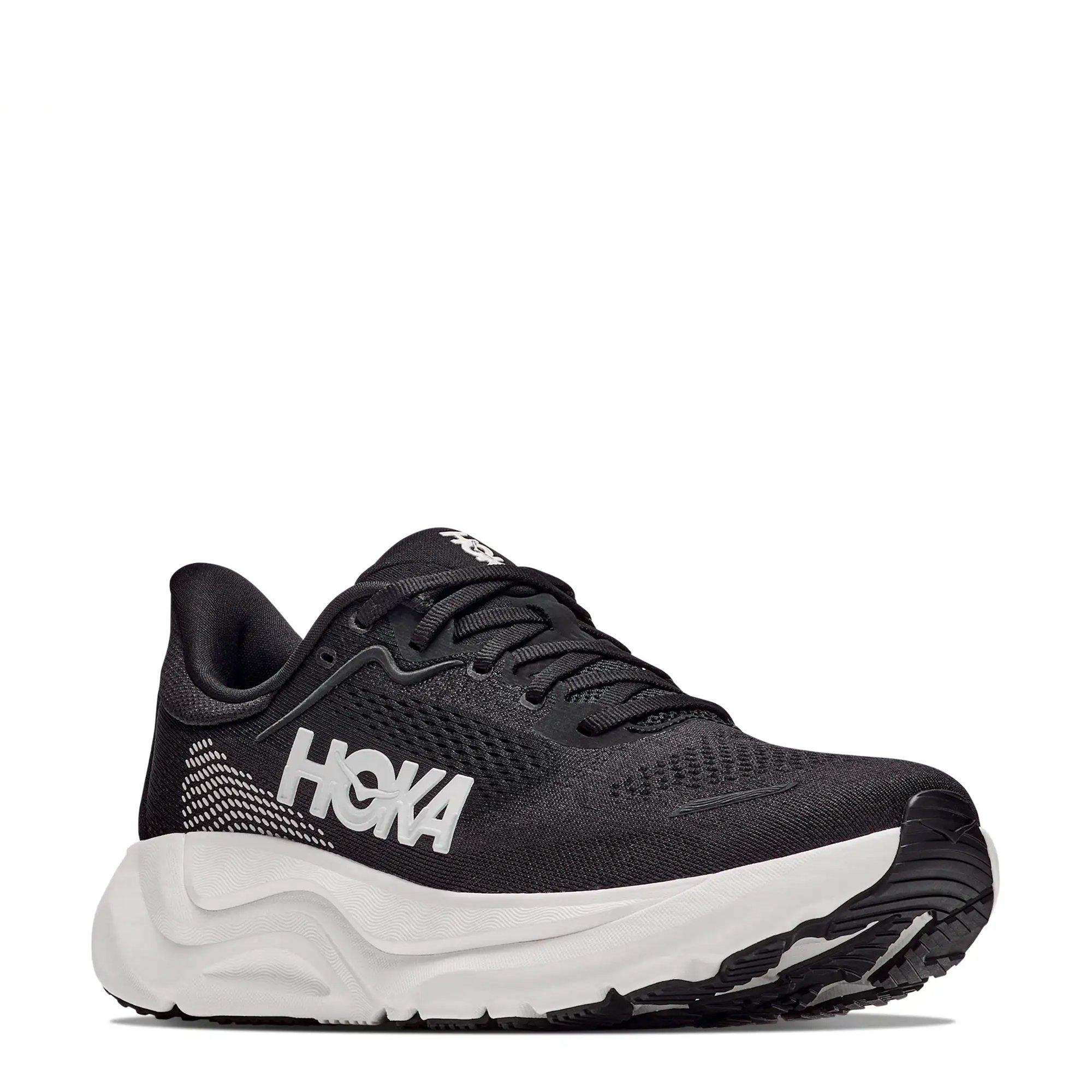 Black / White - Hoka - Arahi 9 Wide Mens Running Shoes - 3
