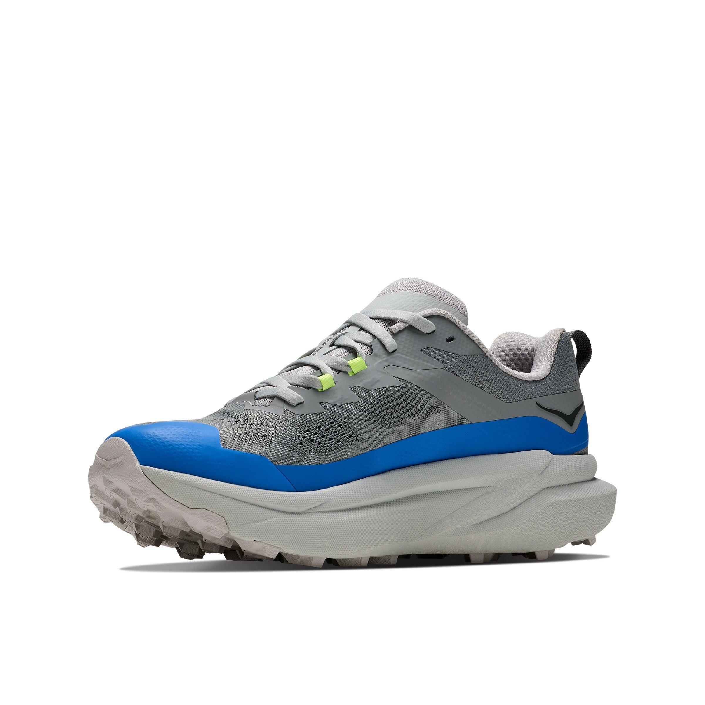 Grey/Stardust - Hoka - Men's Torrent 5 Trail Running Shoes - 3