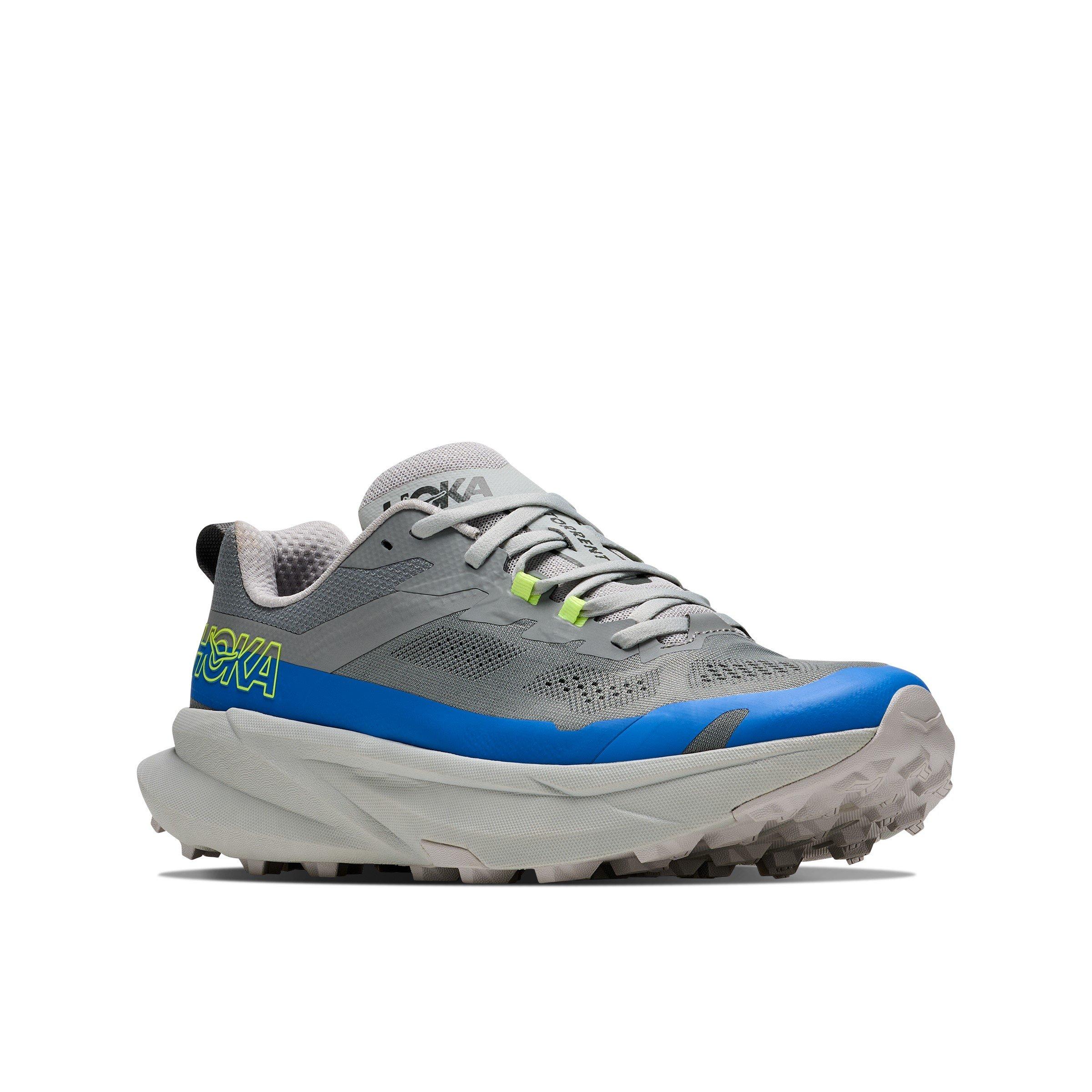 Grey/Stardust - Hoka - Men's Torrent 5 Trail Running Shoes - 4