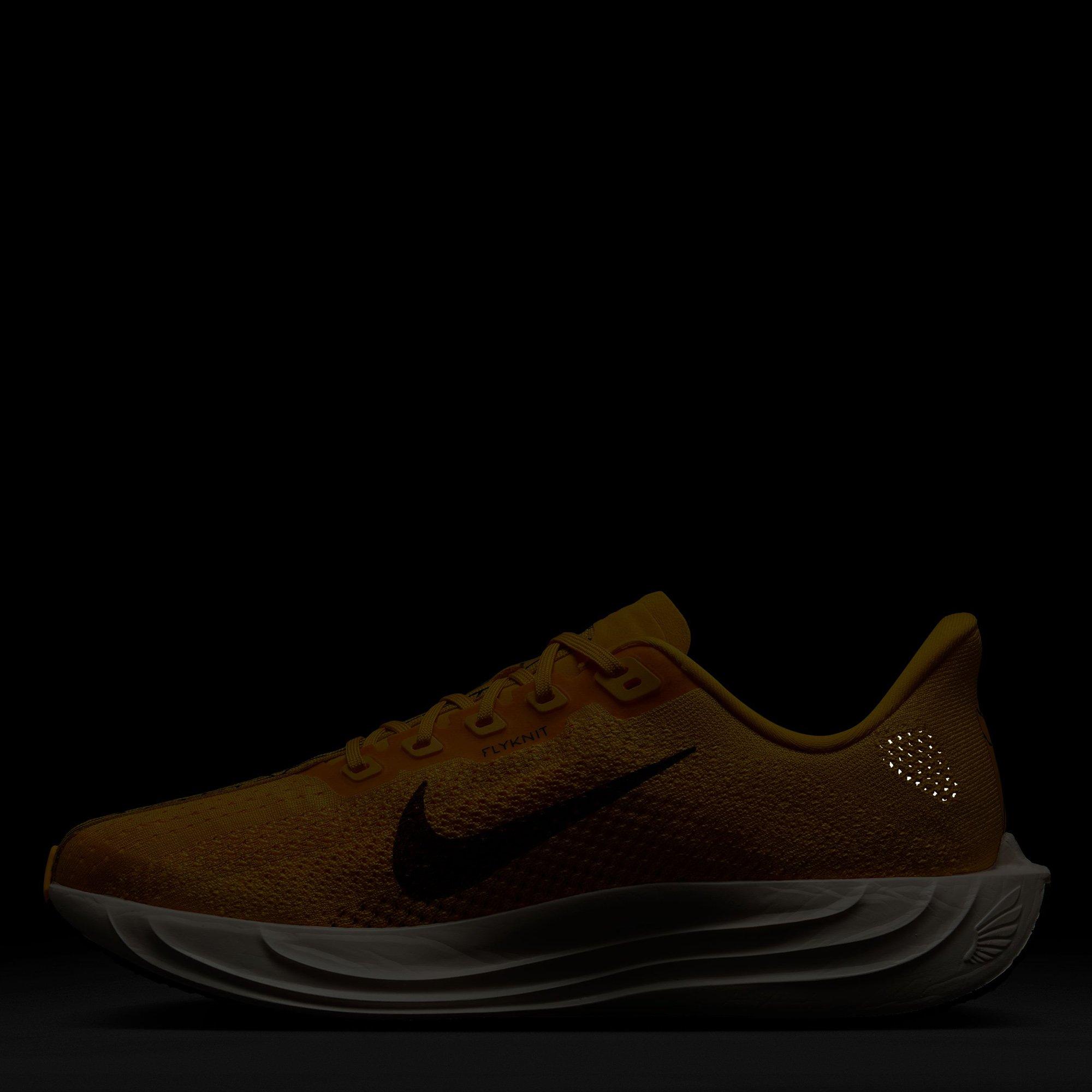 Gold/Blk-Orange - Nike - Pegasus Plus LV8 Mens Running Shoes - 8