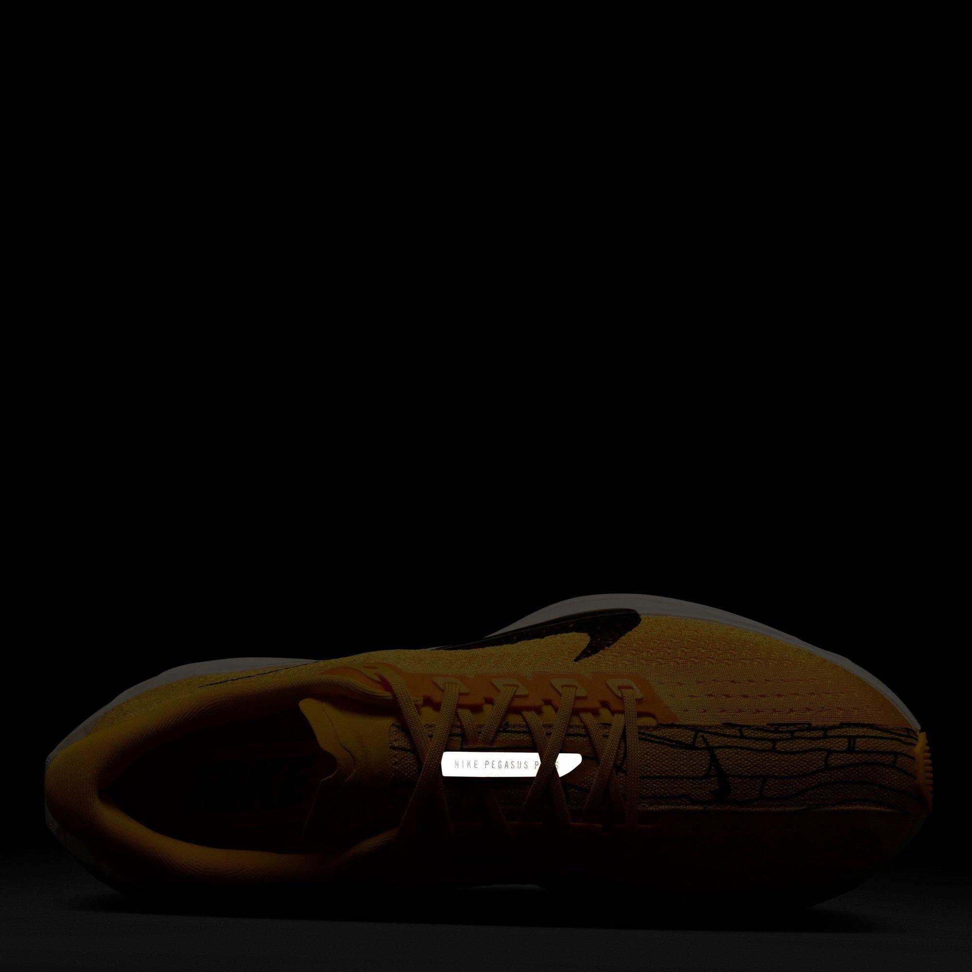 Gold/Blk-Orange - Nike - Pegasus Plus LV8 Mens Running Shoes - 9