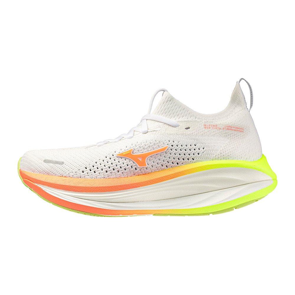 White/Flamingo - Mizuno - Womens Mizuno Neo Vista 3 Every Day Running Shoes - 1