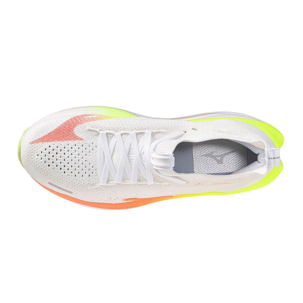 White/Flamingo - Mizuno - Womens Mizuno Neo Vista 3 Every Day Running Shoes - 6