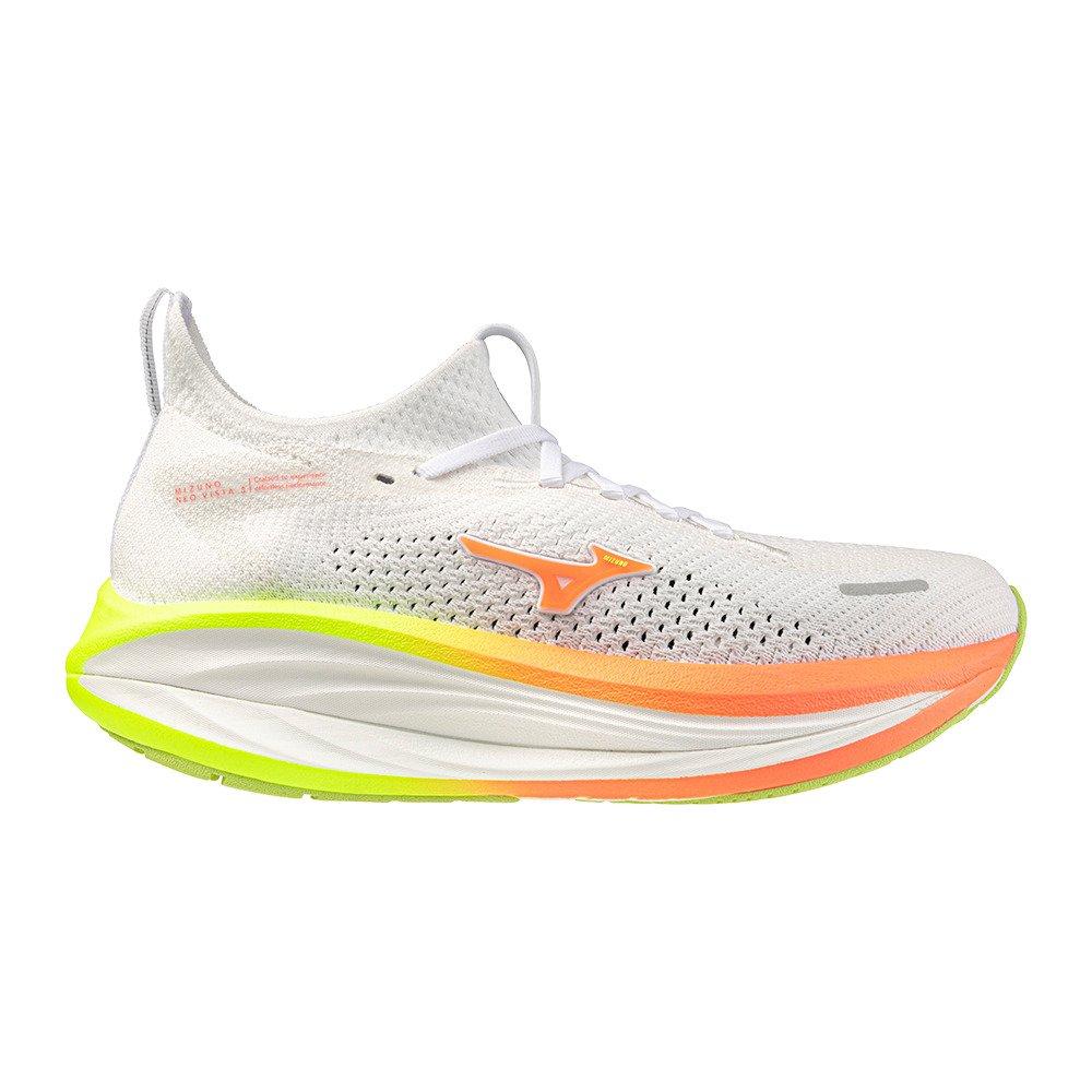White/Flamingo - Mizuno - Womens Mizuno Neo Vista 3 Every Day Running Shoes - 8