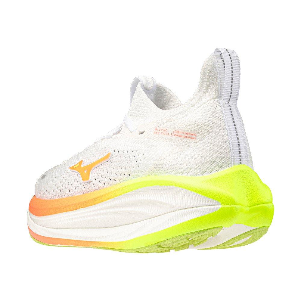 White/Flamingo - Mizuno - Womens Mizuno Neo Vista 3 Every Day Running Shoes - 9