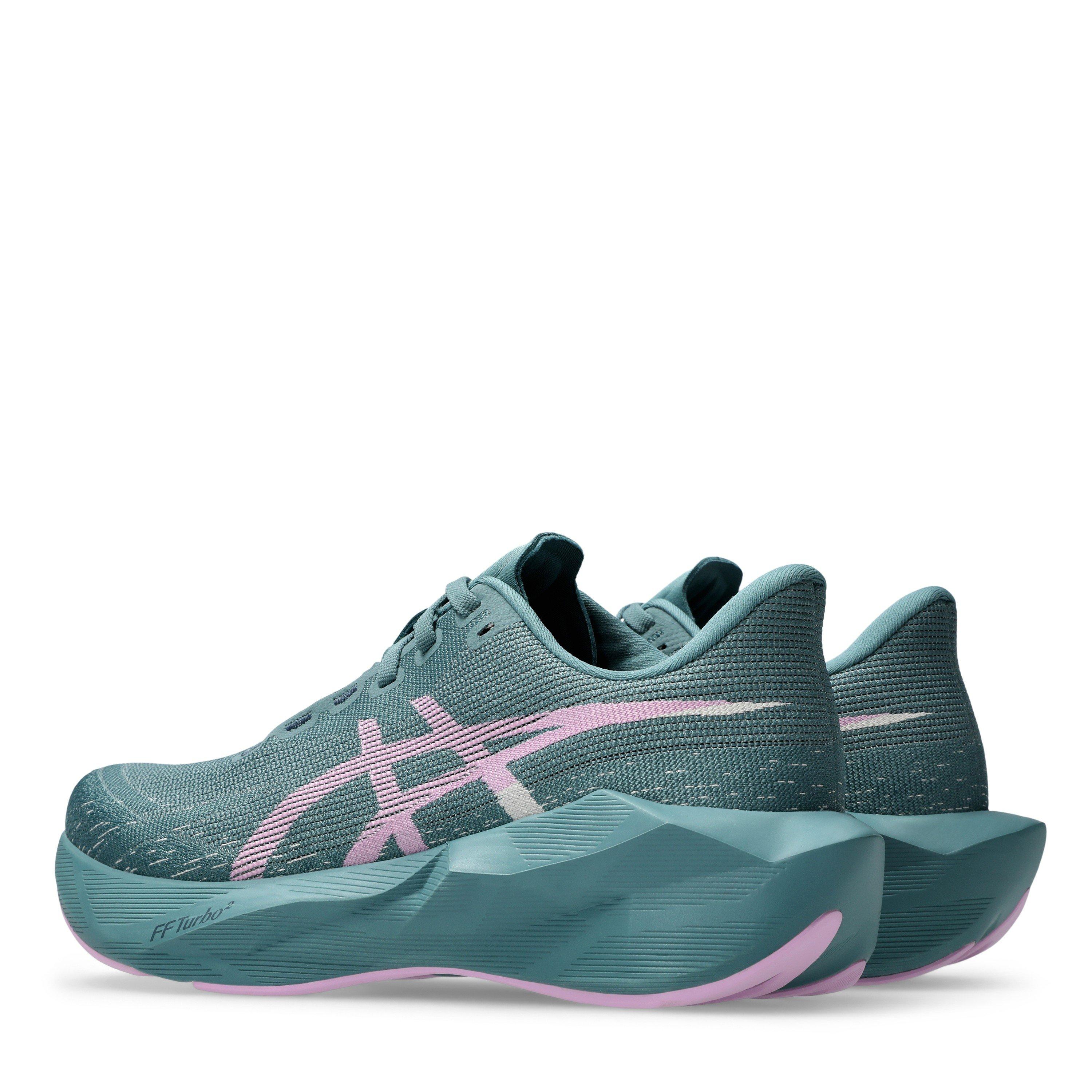Teal/Lilas brumeux - Asics - Asics Novablast 6 Womens Running Shoe - 5