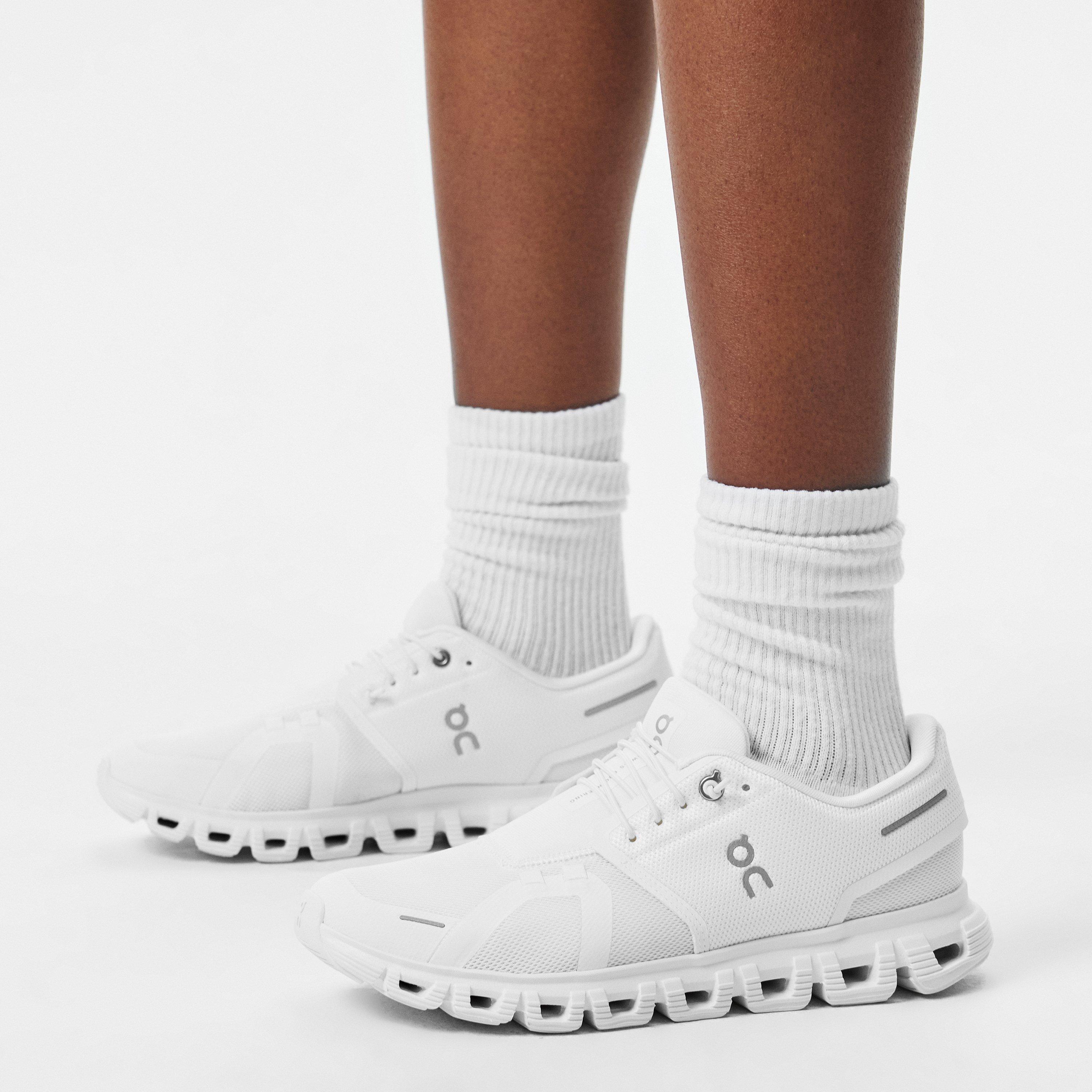 White/White - On - Womens Cloud 6 Running Shoes - 3