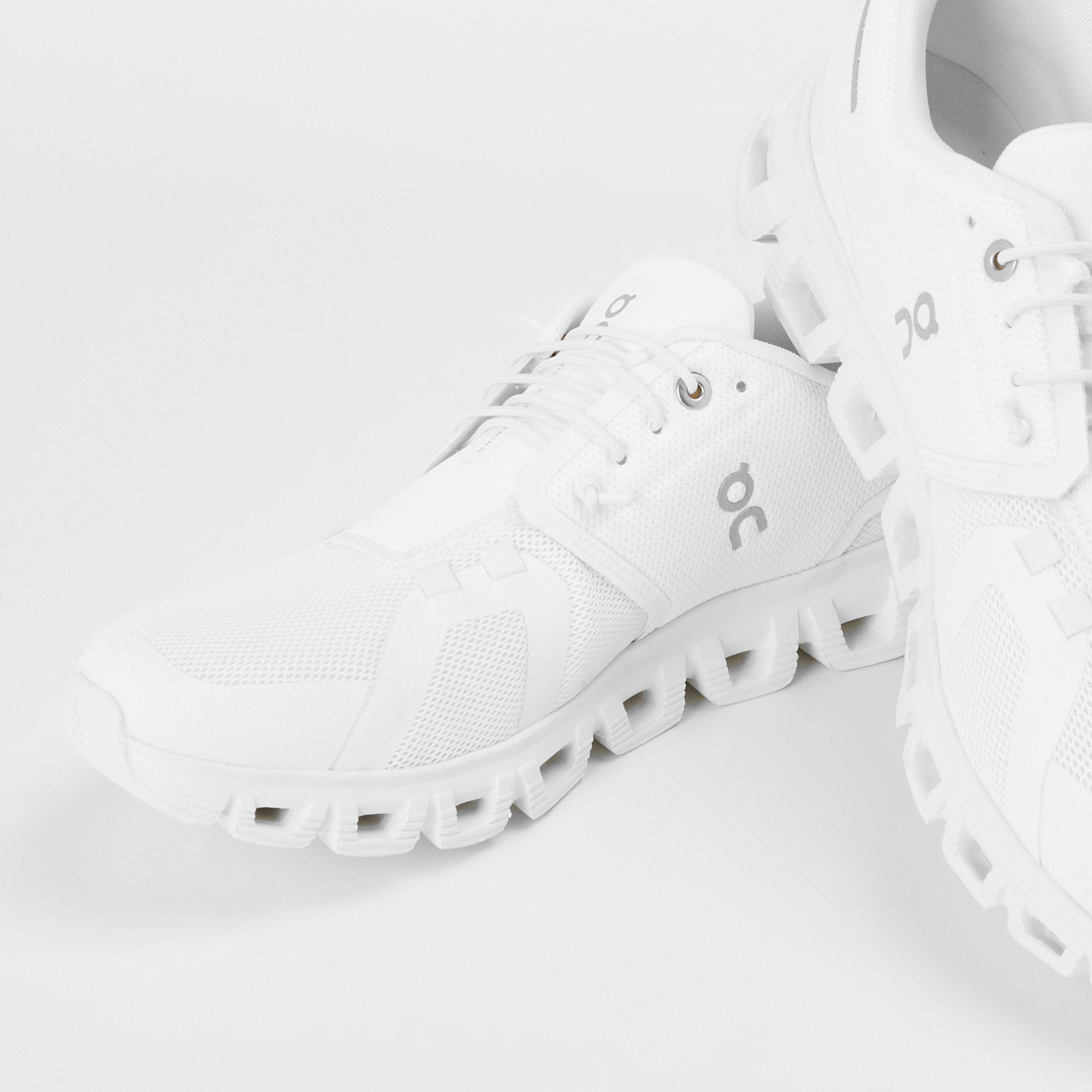 White/White - On - Womens Cloud 6 Running Shoes - 4