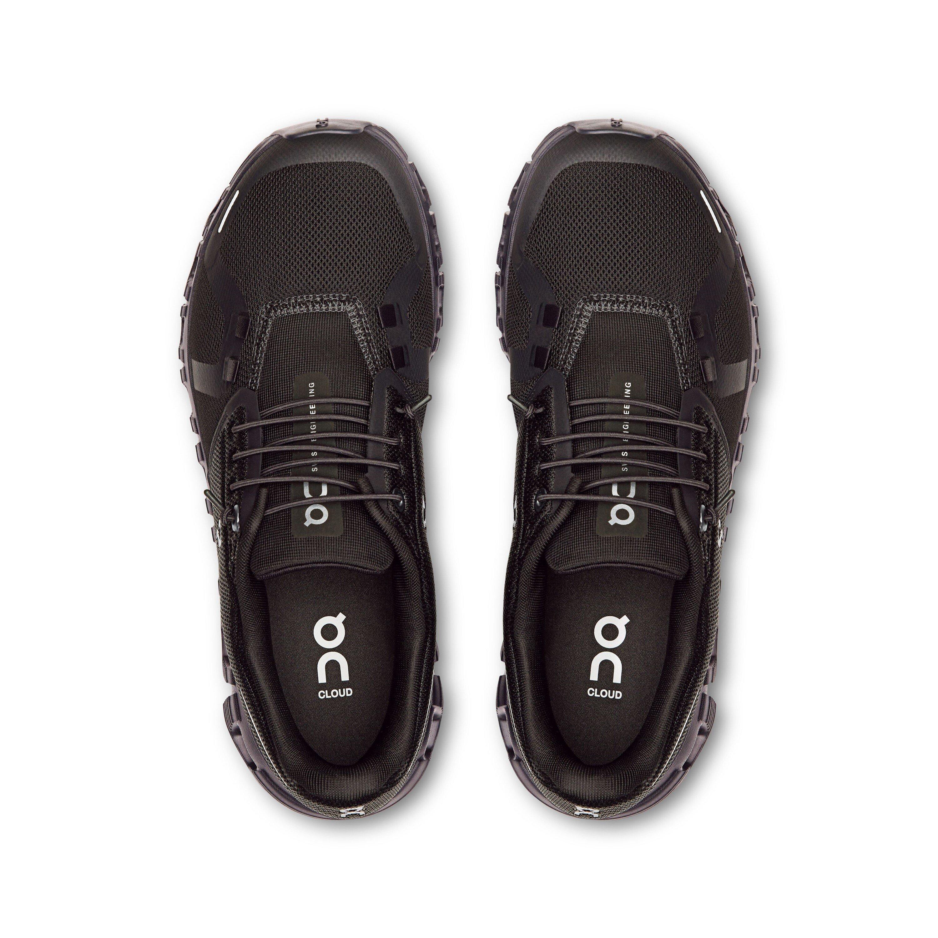 All Black - On - Womens Cloud 6 Running Shoes - 3