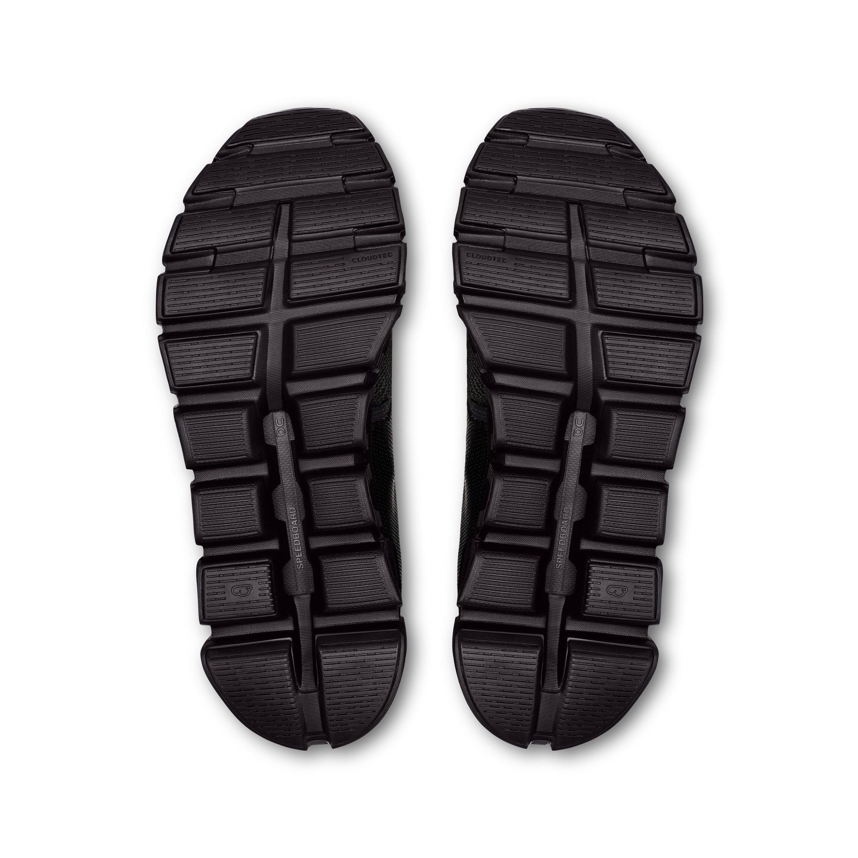 All Black - On - Womens Cloud 6 Running Shoes - 4