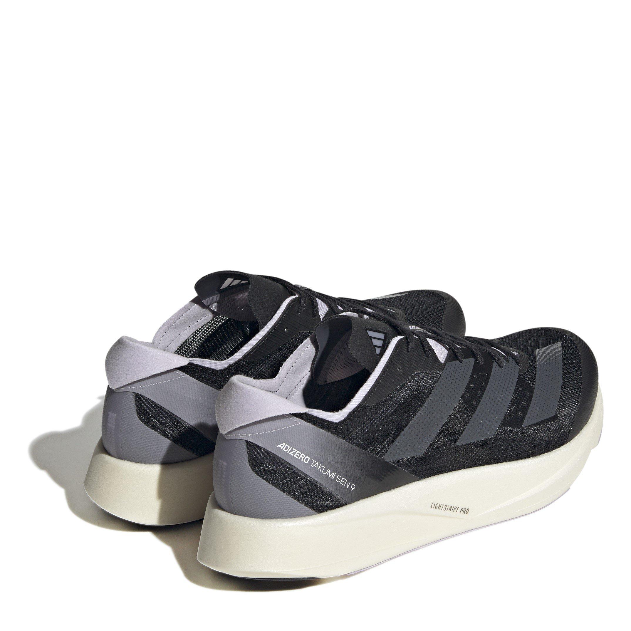 Black/White - adidas - Takumi Sen 9 Men's Running Shoes Mens - 4