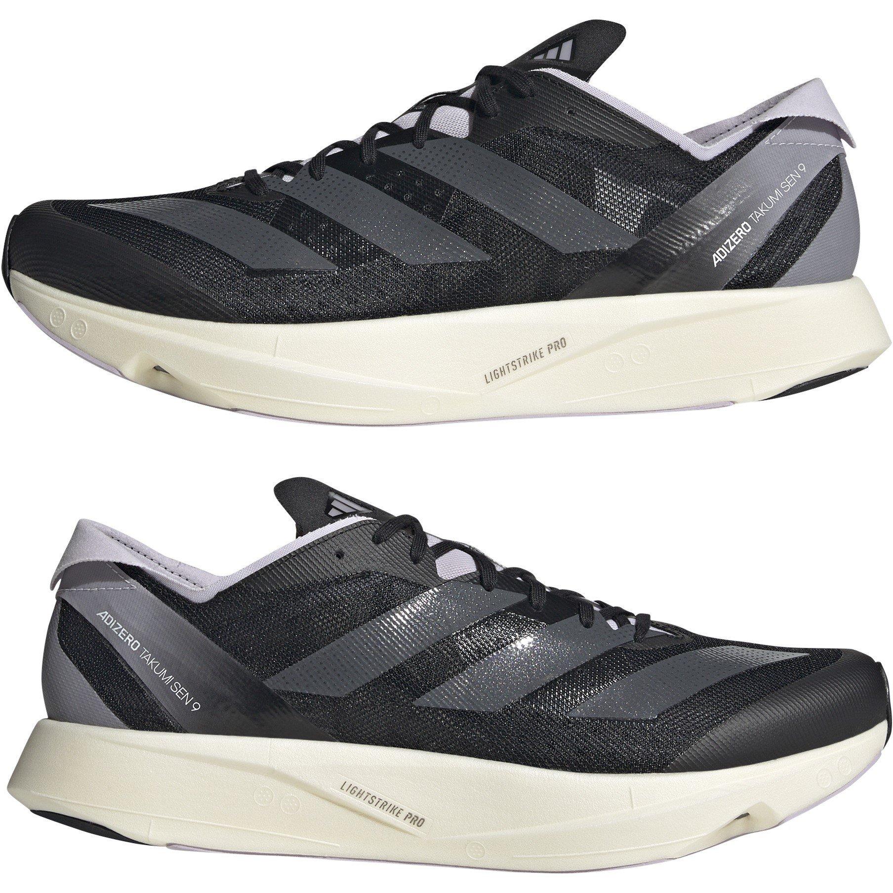 Black/White - adidas - Takumi Sen 9 Men's Running Shoes Mens - 10